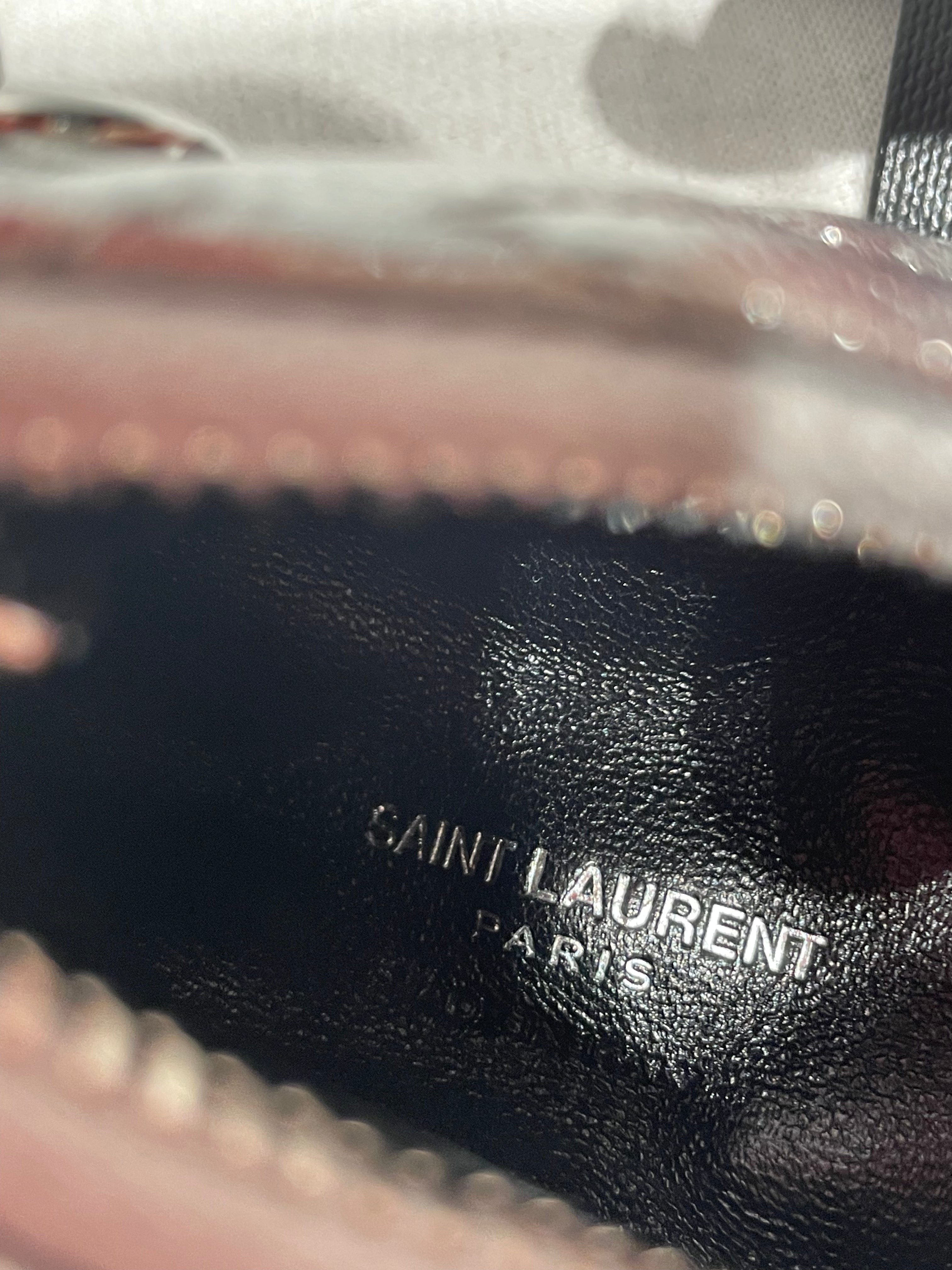 SAINT LAURENT/Leather/SLV/Key Pouch view 3