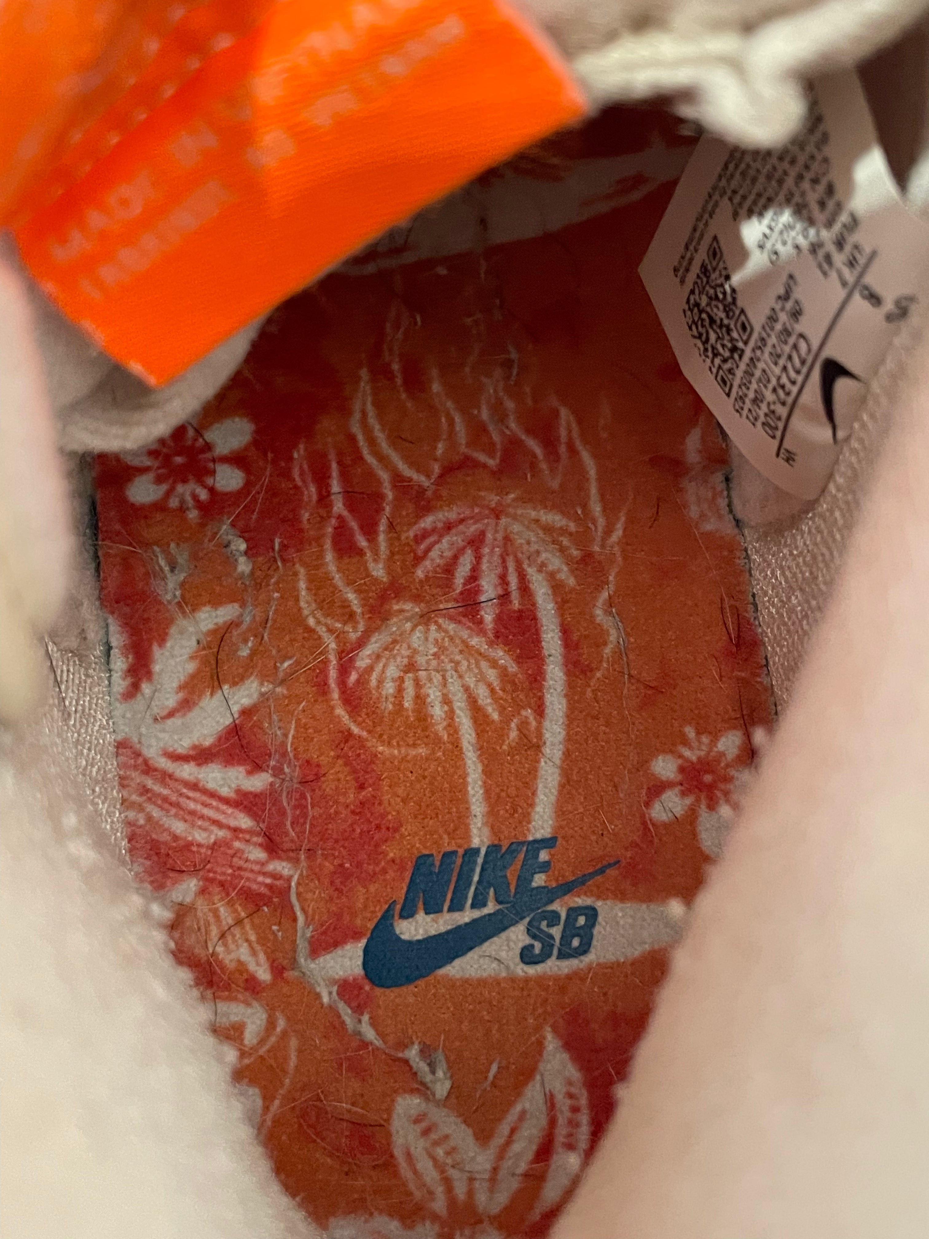 NIKE/Hi-Sneakers/US 8/Floral Pattern/Cotton/MLT/Nike Sb Dunk Hawaii view 3