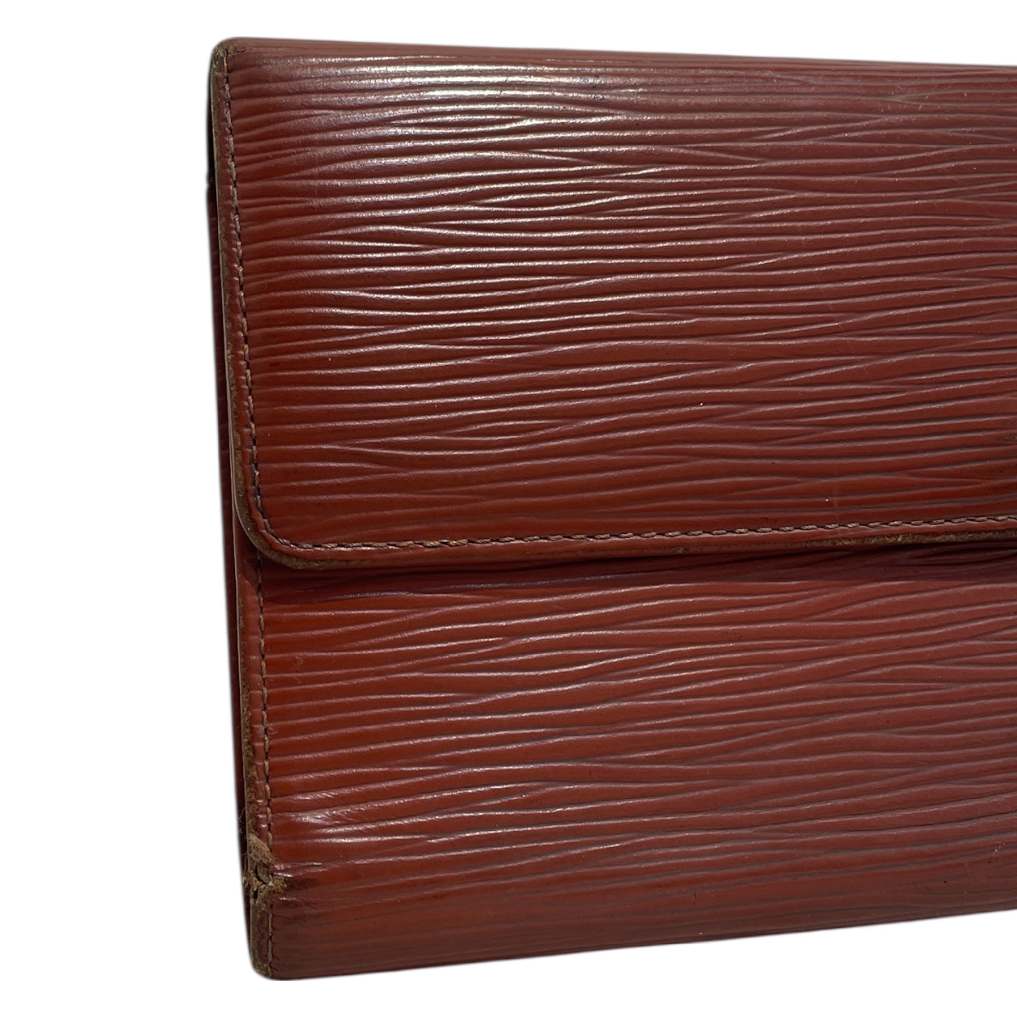 LOUIS VUITTON/Bifold Wallet/Leather/BRD/Epi porte long wallet view 6