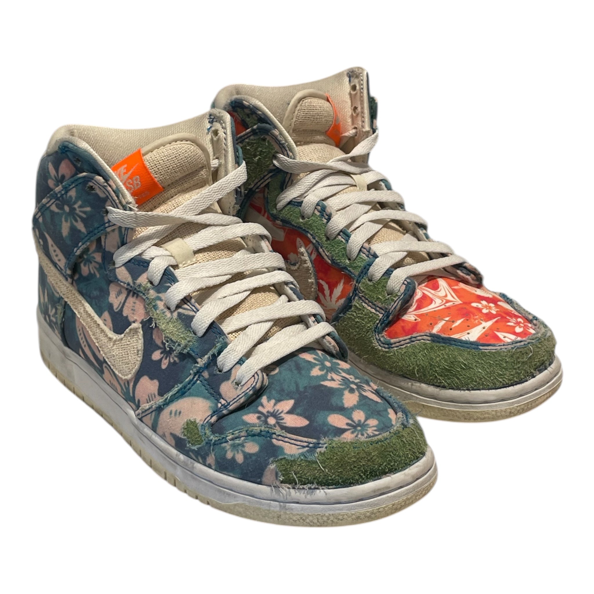 NIKE/Hi-Sneakers/US 8/Floral Pattern/Cotton/MLT/Nike Sb Dunk Hawaii view 1