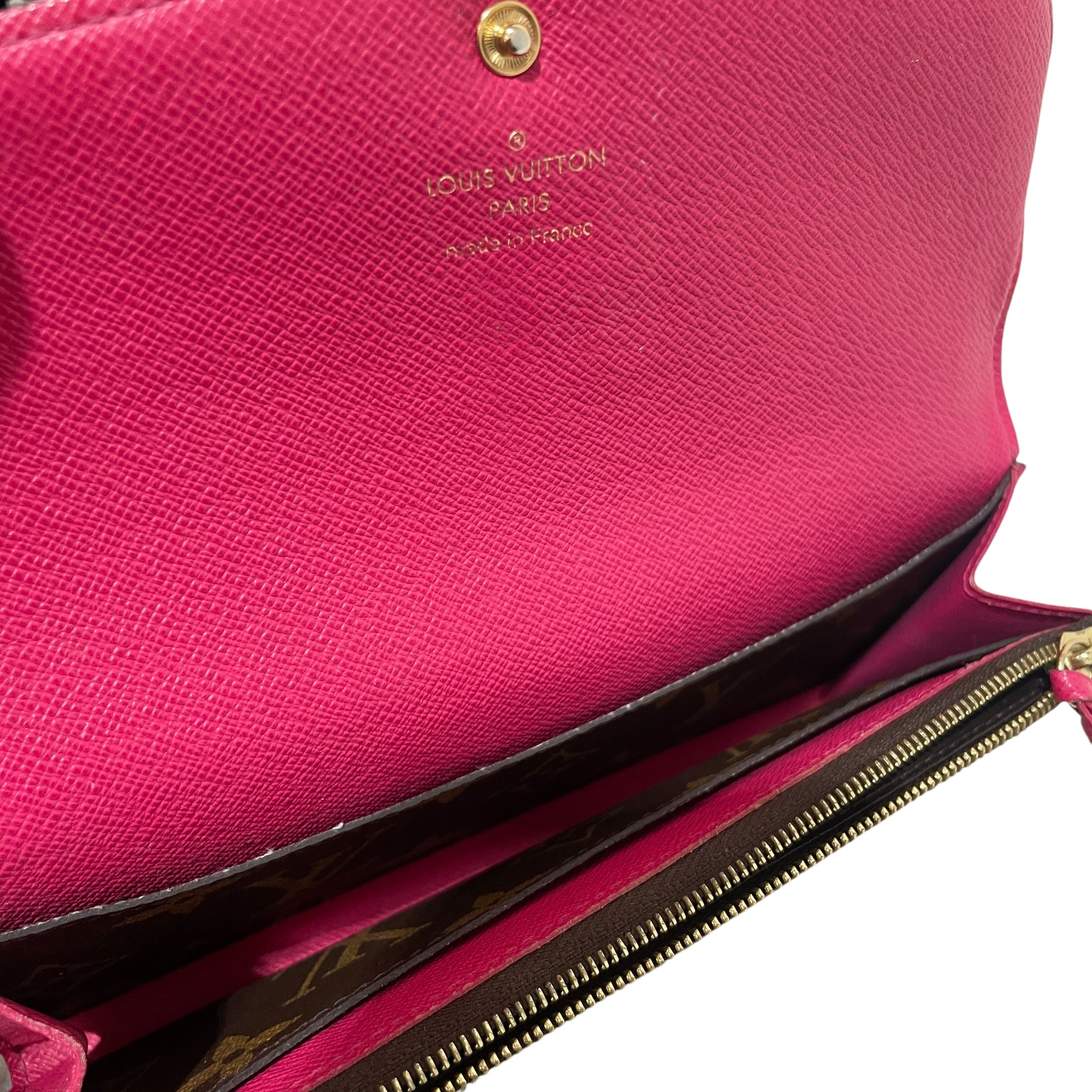 LOUIS VUITTON/Long Wallet/Monogram/Leather/BRW/Monogram Ellie Wallet view 3