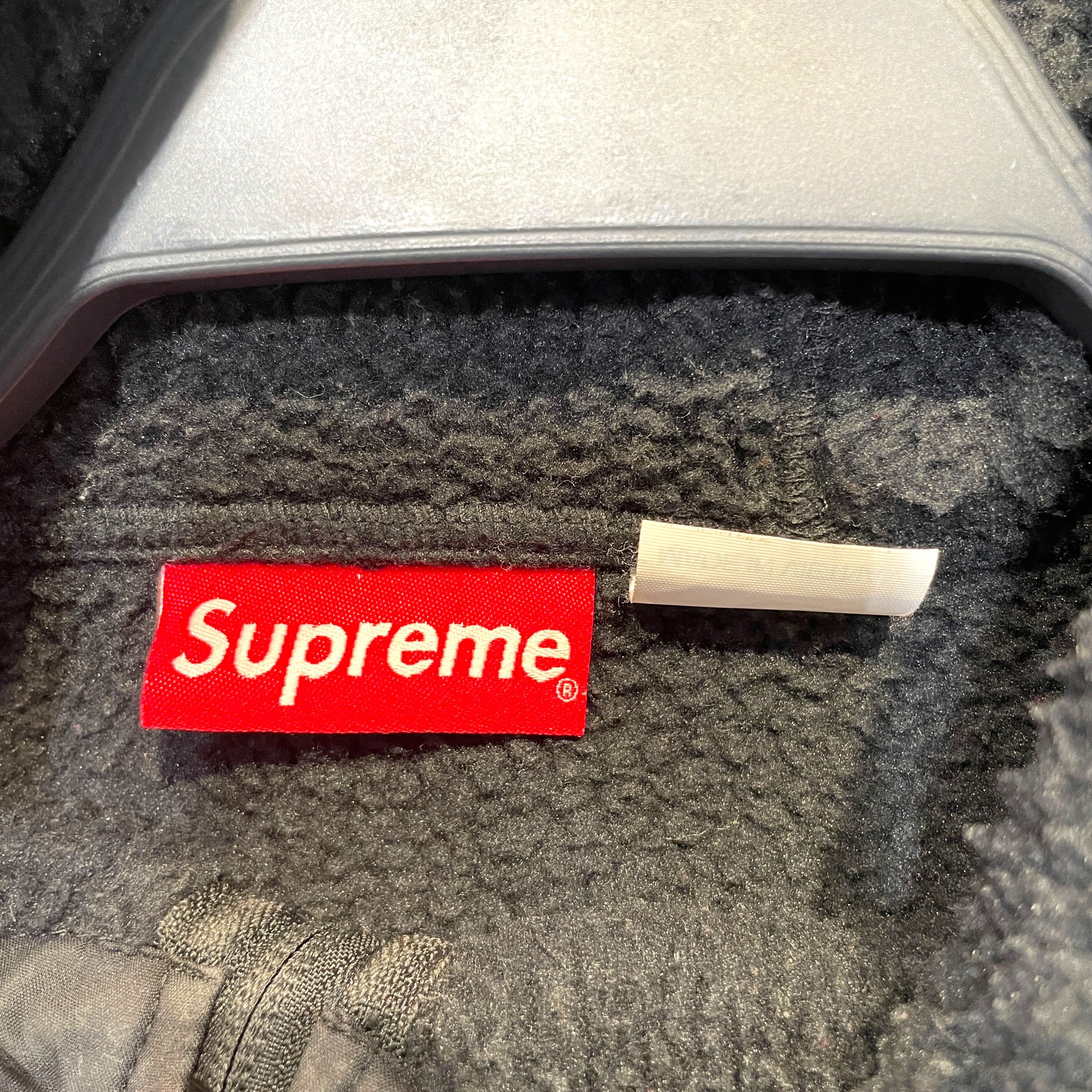 Supreme/Zip Up Hoodie/L/Cotton/BLK/Windstopper Gore-Tex Zip-up view 3