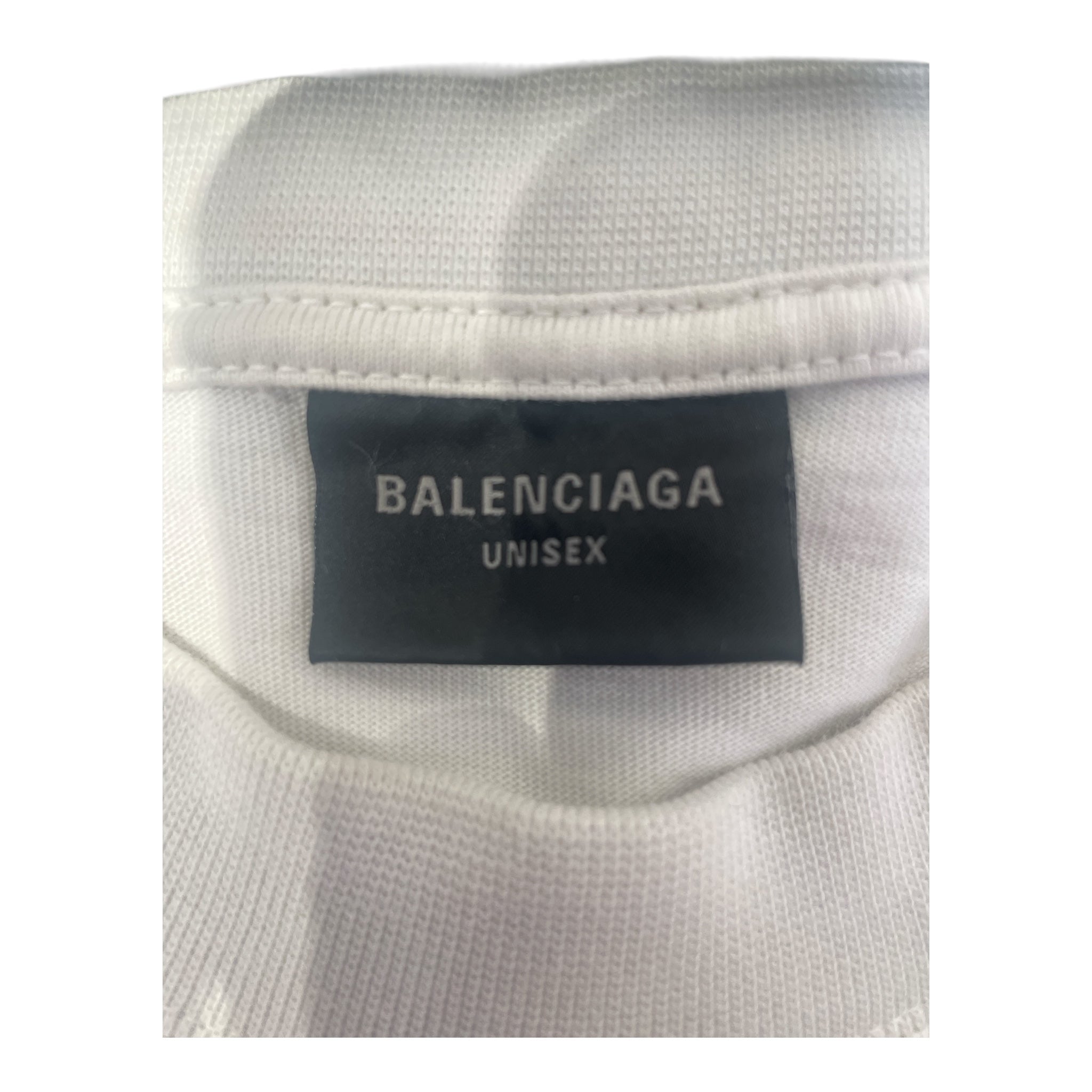 BALENCIAGA/T-Shirt/XS/Cotton/WHT/Graphic/"I HEART" VALENTINES DAY TEE view 3
