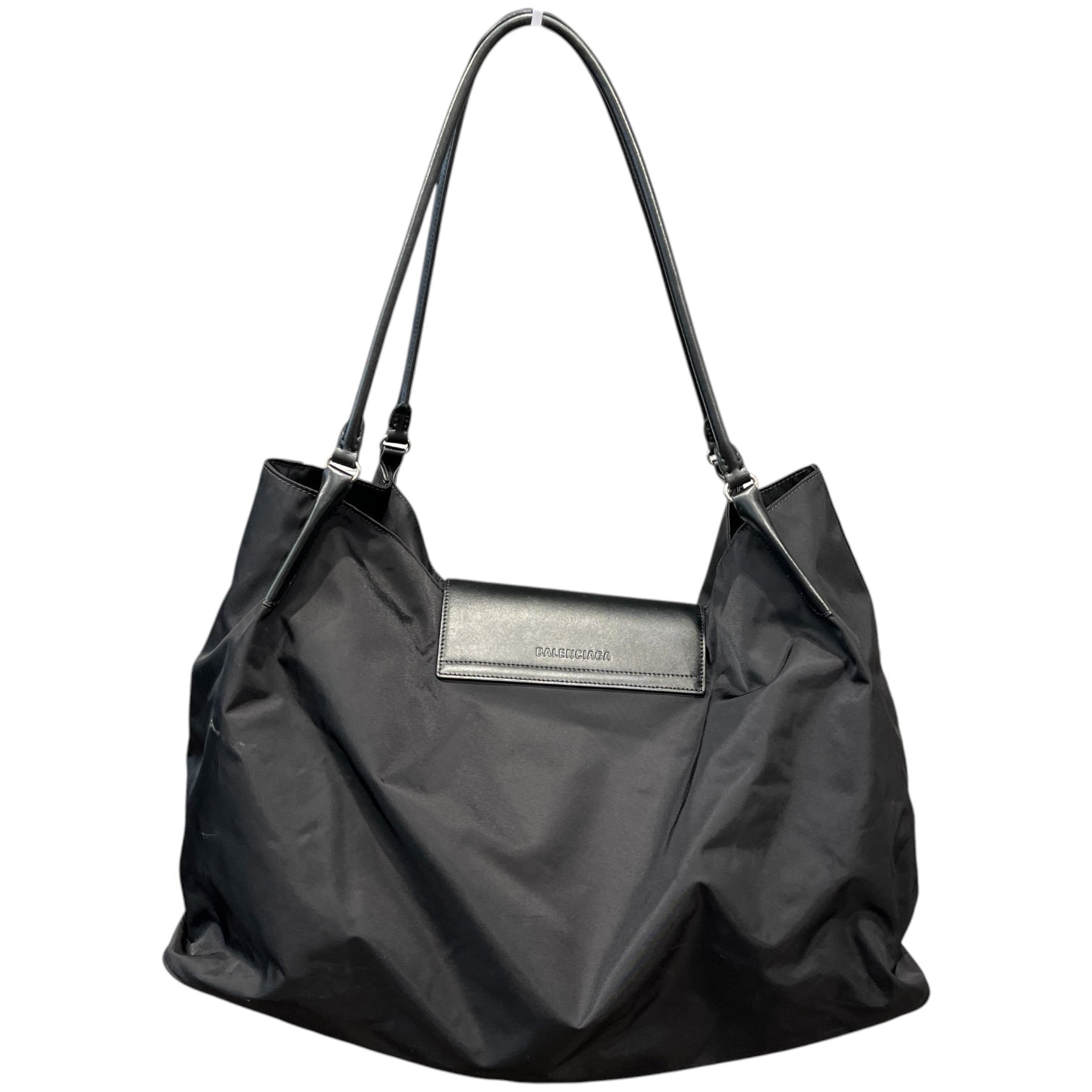 BALENCIAGA/Tote Bag/Nylon/BLK/GENEVE LARGE HOBO view 2