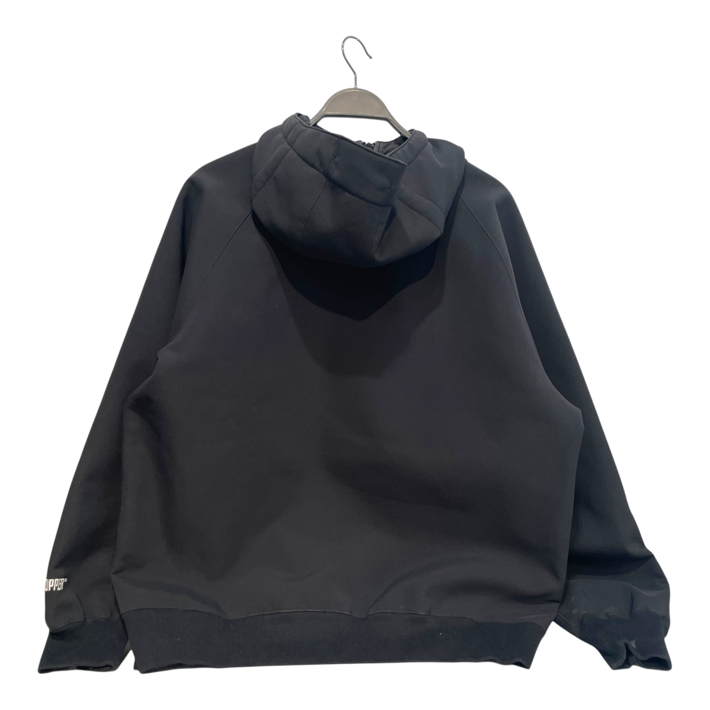 Supreme/Zip Up Hoodie/L/Cotton/BLK/Windstopper Gore-Tex Zip-up view 2
