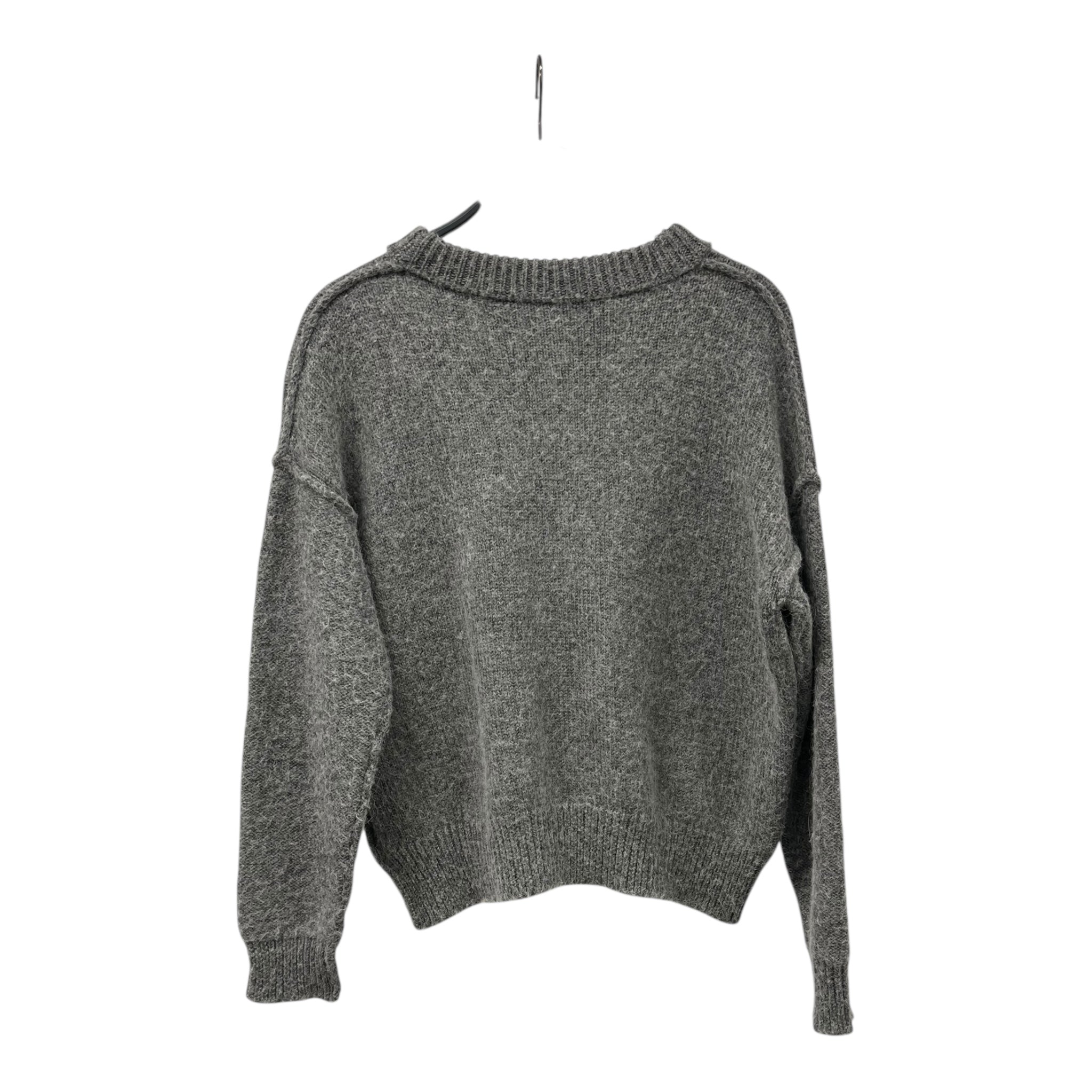 Palm Angels/Heavy Sweater/M/Wool/GRY/WOOL FUZZY SWEATER view 2