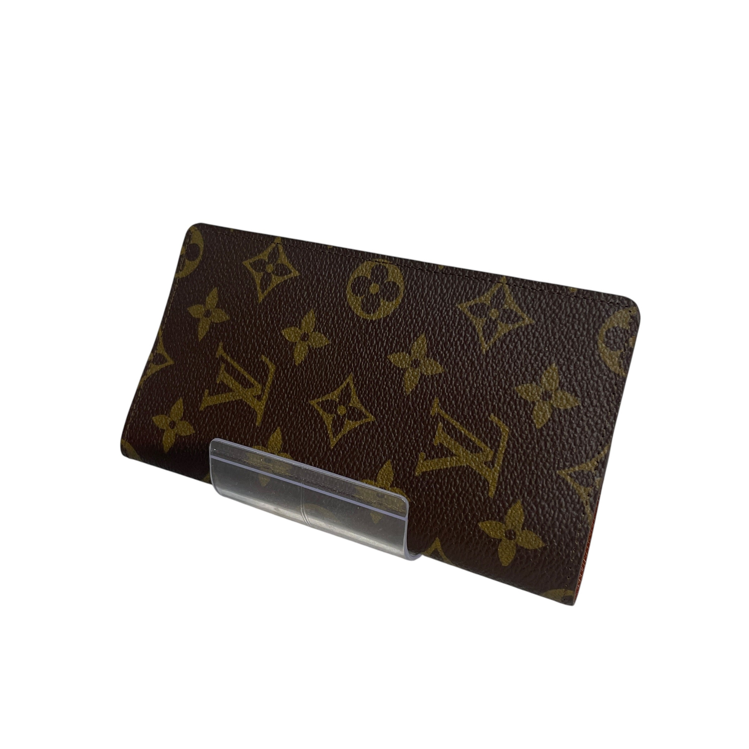 LOUIS VUITTON/Pass Case/Monogram/Leather/BRW/ view 1