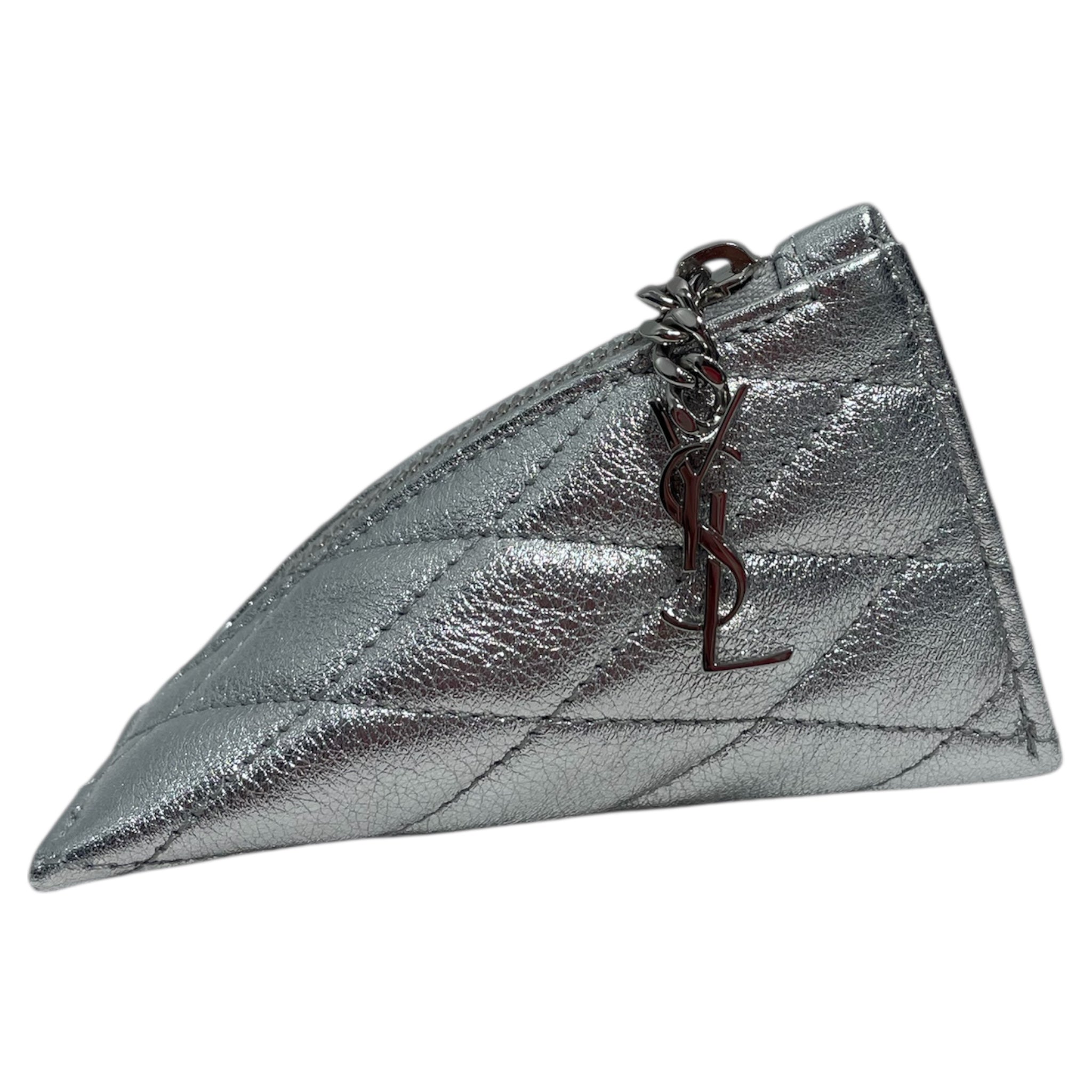 SAINT LAURENT/Leather/SLV/Key Pouch view 1