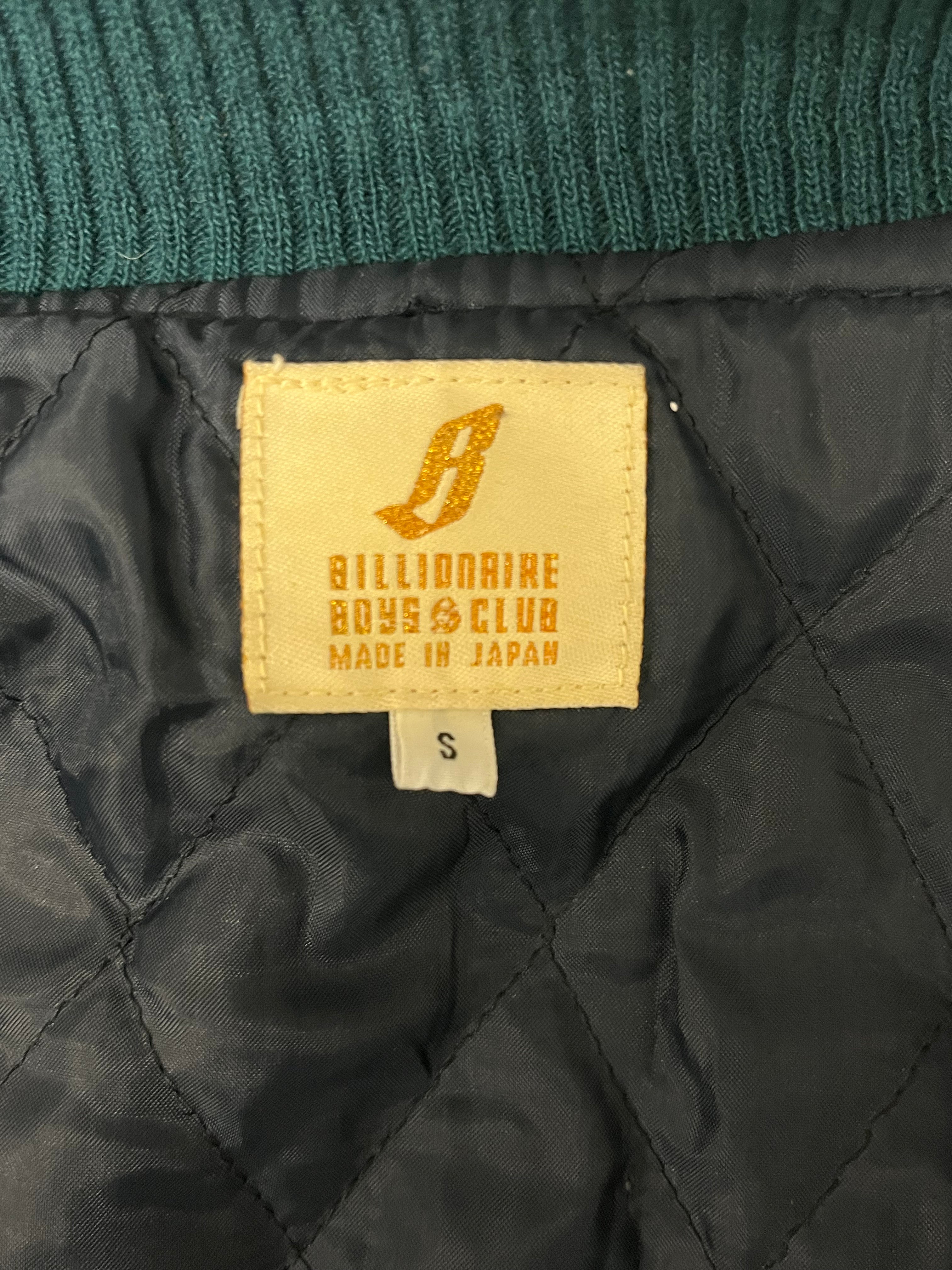 BILLIONAIRE BOYS CLUB/Souvenir Jkt/S/Wool/BLU/MOONTEAL(VARSITYJACKT) view 3