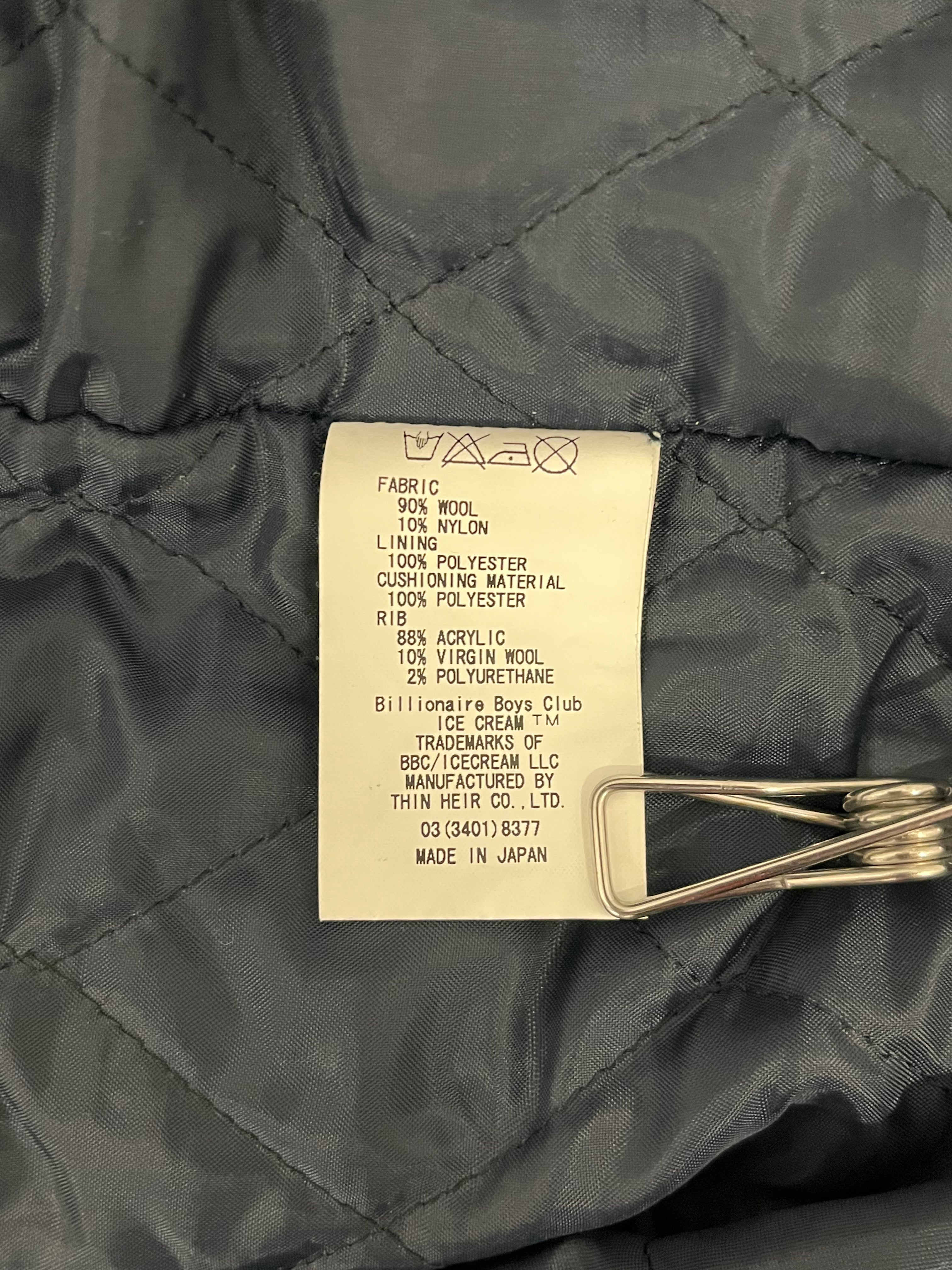 BILLIONAIRE BOYS CLUB/Souvenir Jkt/S/Wool/BLU/MOONTEAL(VARSITYJACKT) view 4