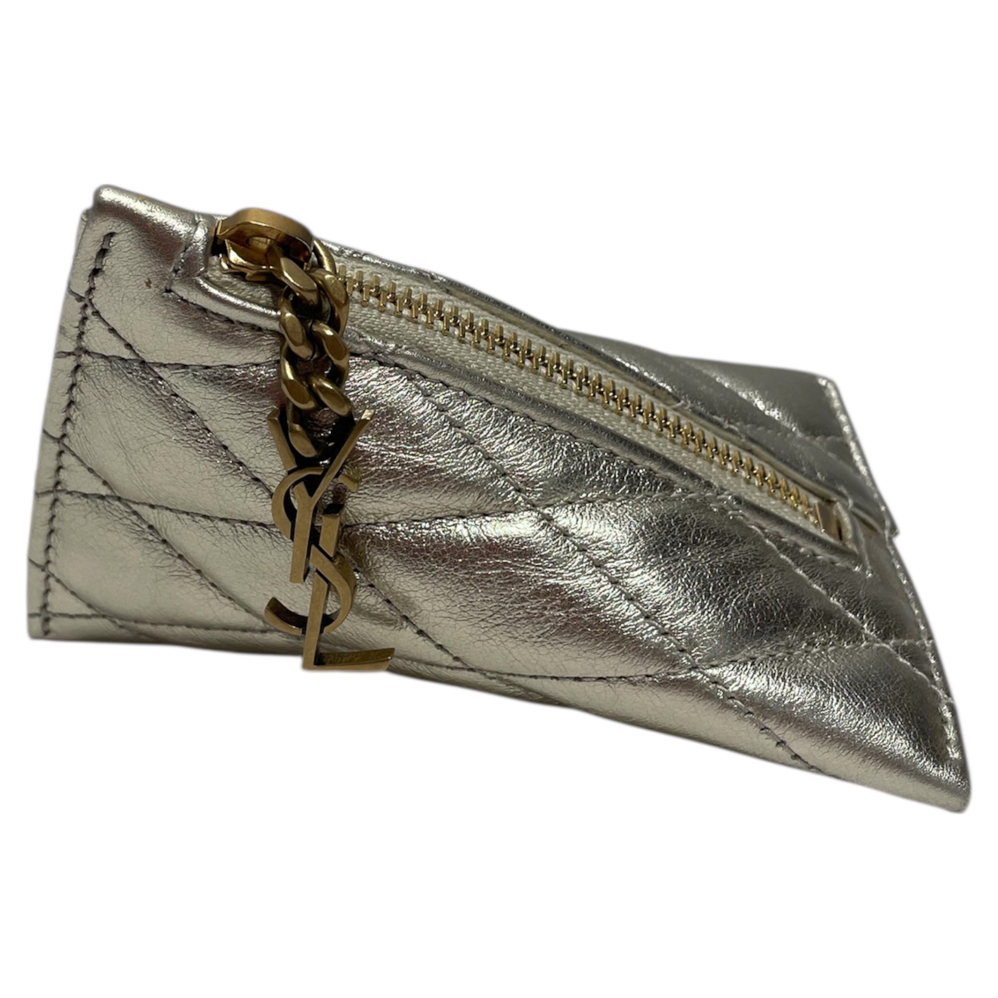 SAINT LAURENT/Leather/GLD/Key Pouch view 1