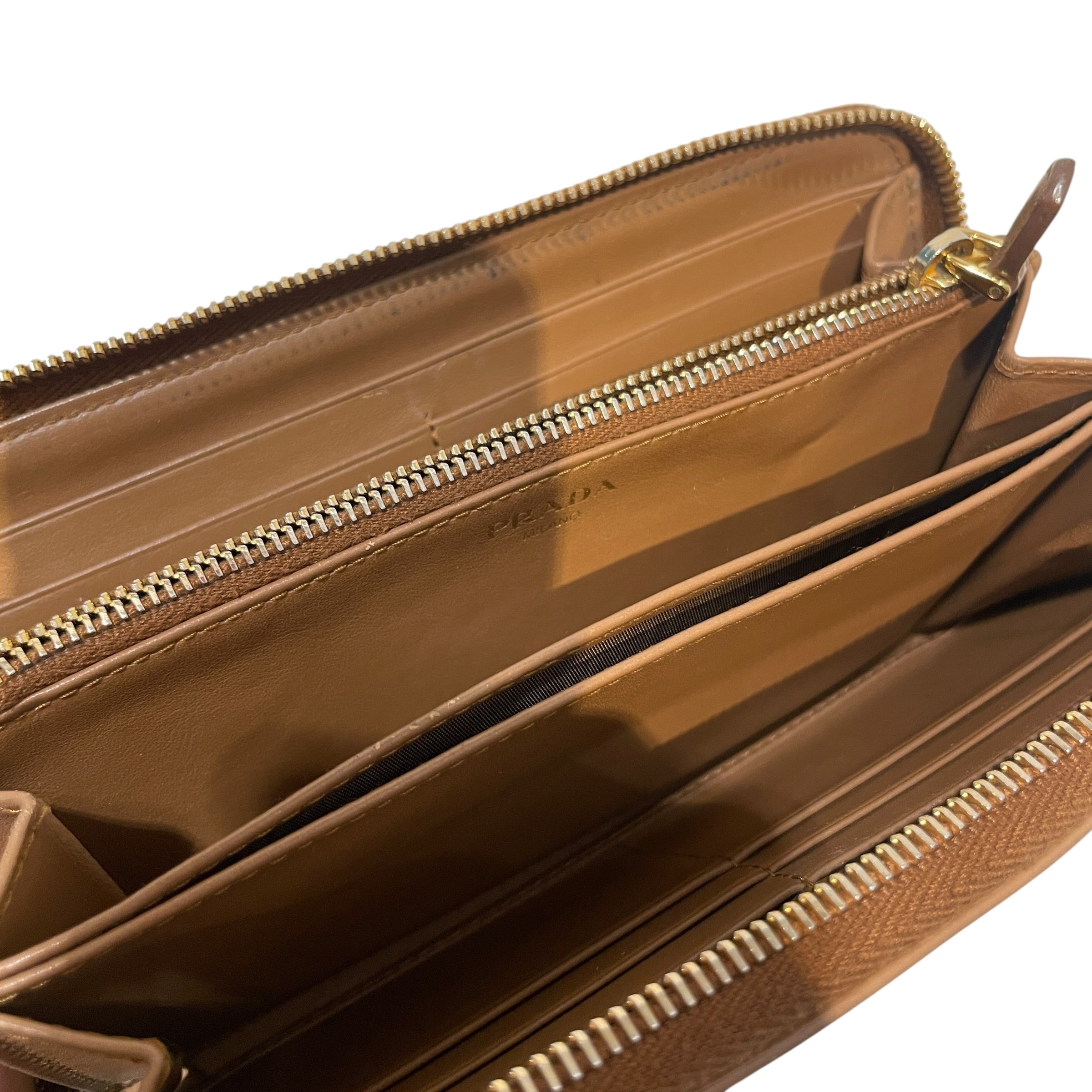 PRADA/Long Wallet/Leather/CML/Continental Wallet view 3