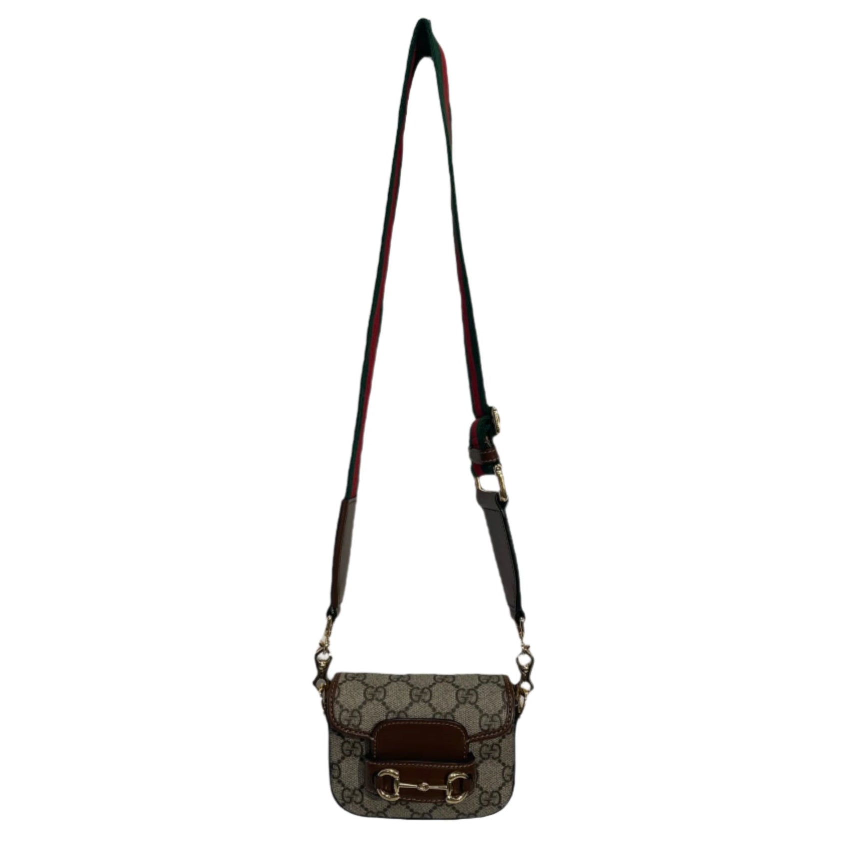 GUCCI/Cross Body Bag/BEG/Supreme GG Canvas view 1