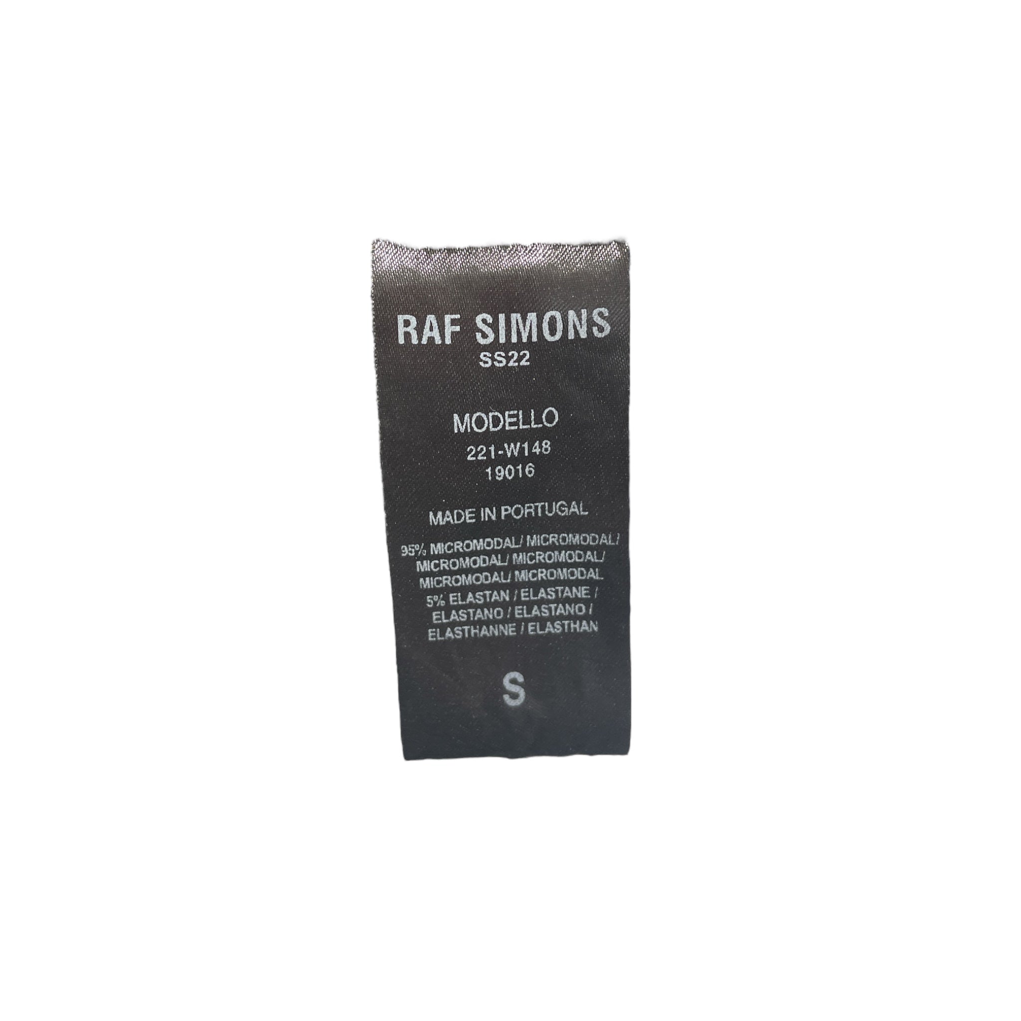 RAF SIMONS/LS T-Shirt/S/Cotton/NVY/Graphic/ view 4