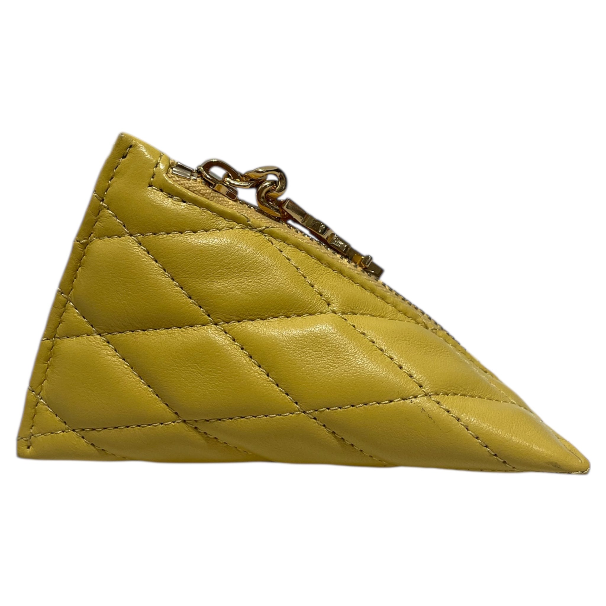 SAINT LAURENT/Leather/YEL/Key Pouch view 1
