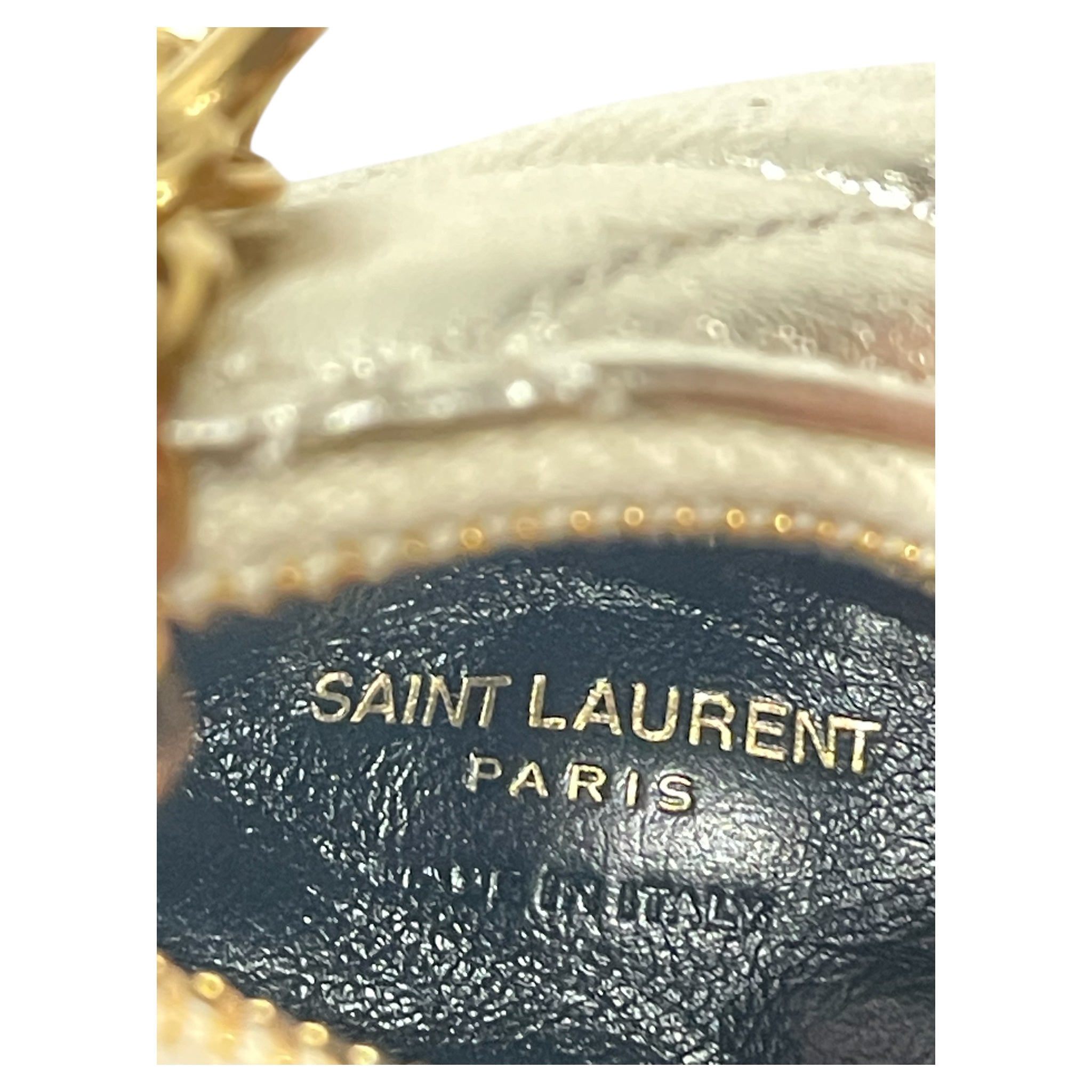 SAINT LAURENT/Leather/GLD/Key Pouch view 3