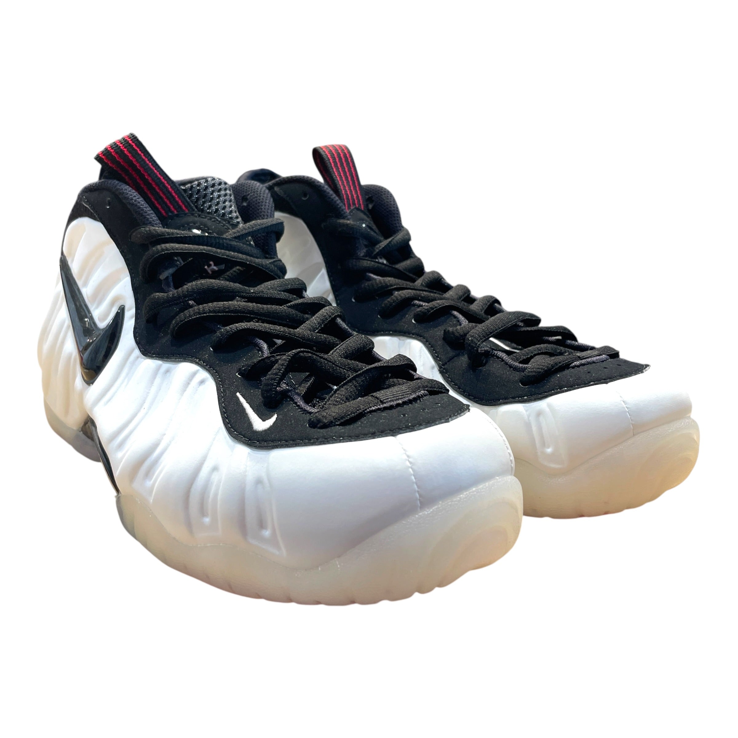 NIKE/Hi-Sneakers/US 8.5/Leather/WHT/Foamposite Pro Pearl view 1