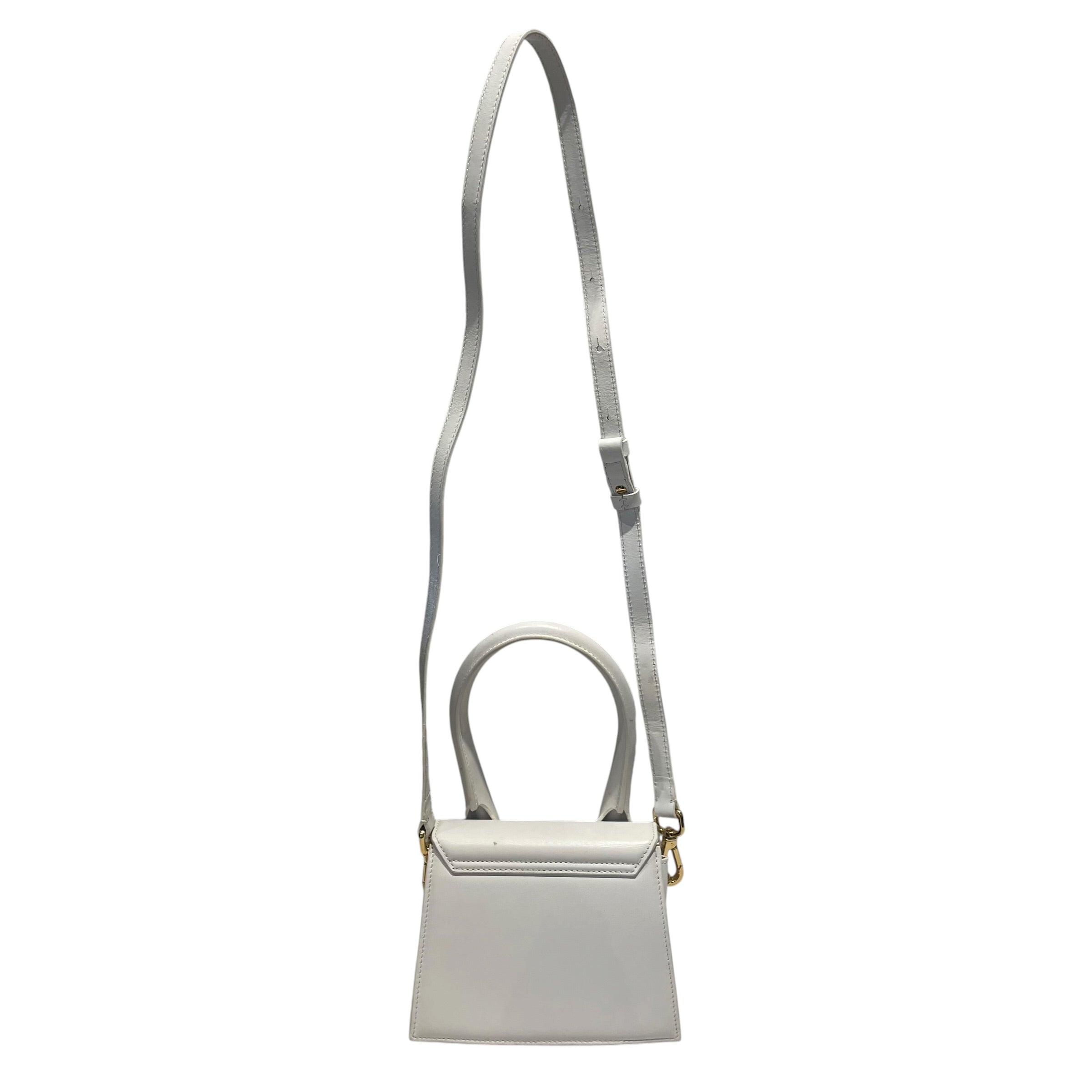 JACQUEMUS/Hand Bag/Leather/WHT/Le Chiquito Handle Bag view 2