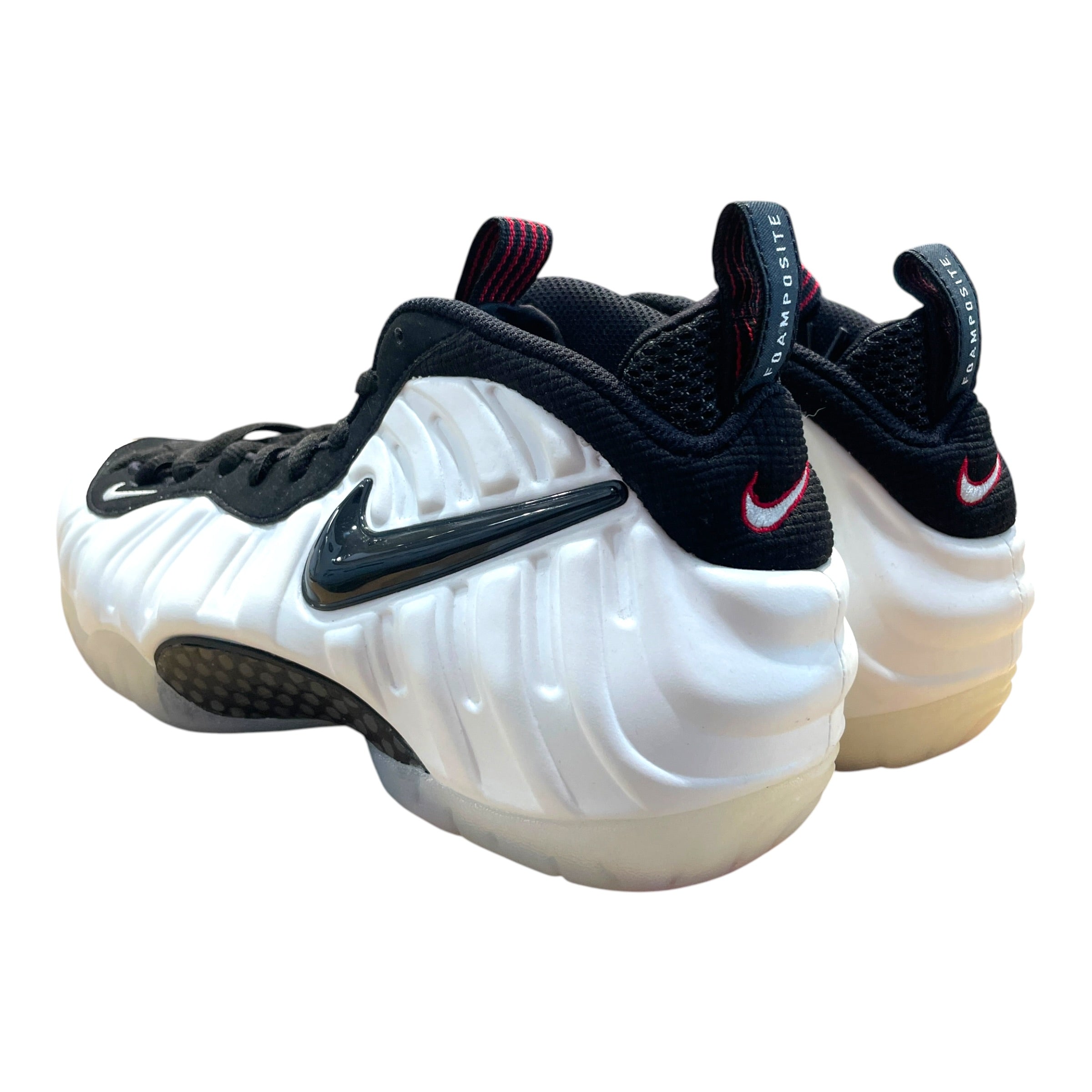 NIKE/Hi-Sneakers/US 8.5/Leather/WHT/Foamposite Pro Pearl view 3