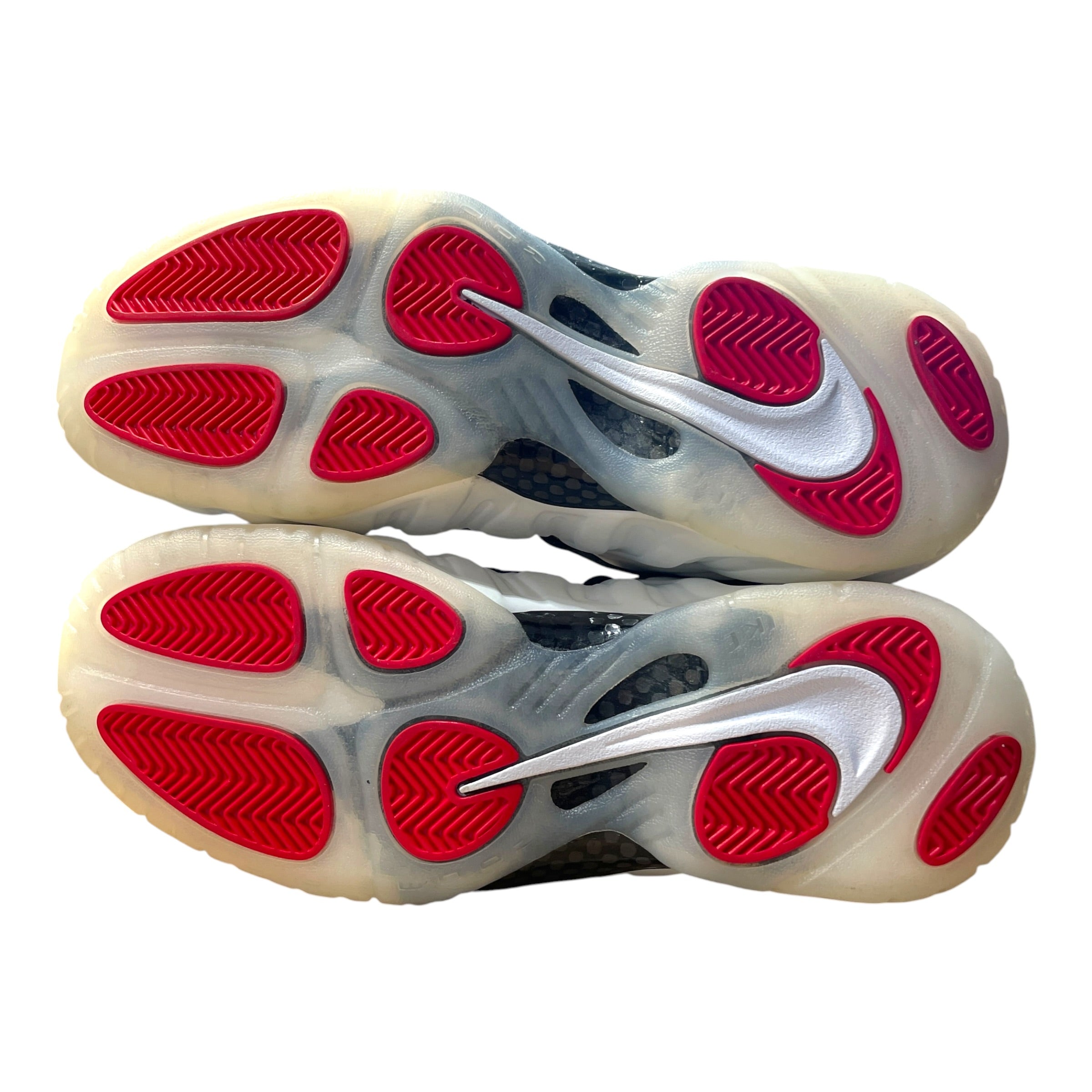 NIKE/Hi-Sneakers/US 8.5/Leather/WHT/Foamposite Pro Pearl view 5