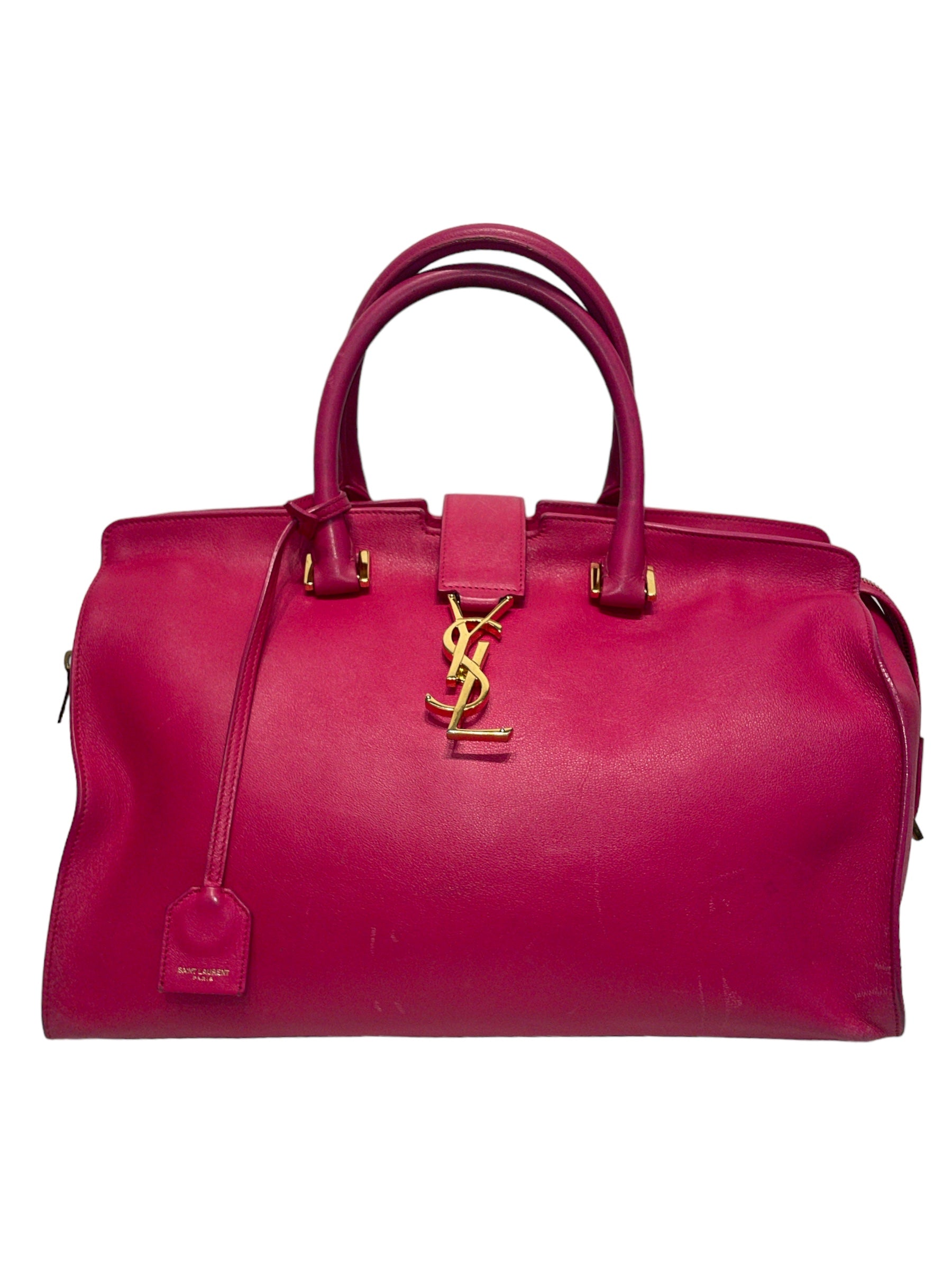 SAINT LAURENT/Hand Bag[PO]/PNK/Leather/394458 view 1