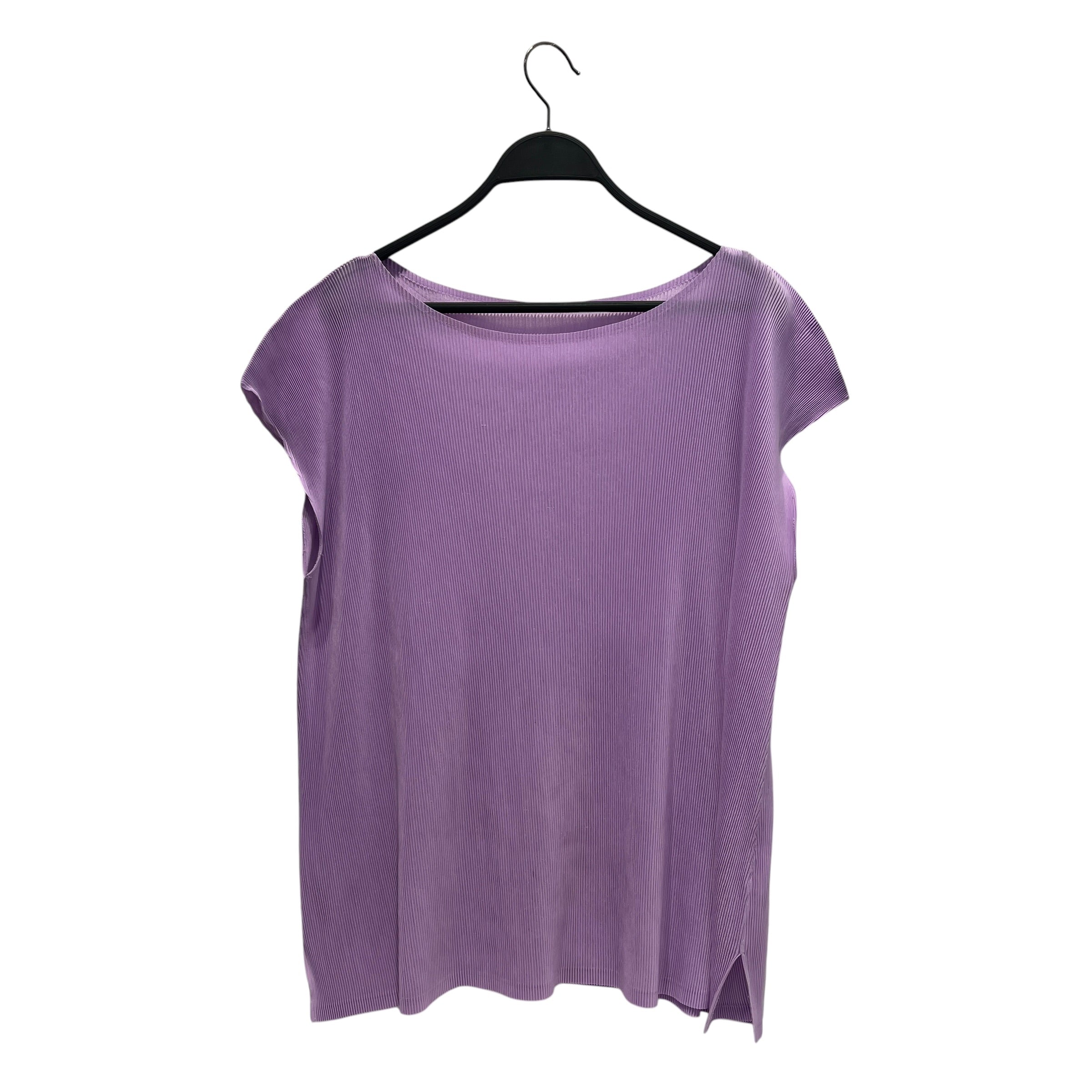 PLEATS PLEASE ISSEY MIYAKE/SL Blouse/FREE/Polyester/PPL/Pullover/Pleated Lilac Purple Tank Top view 1