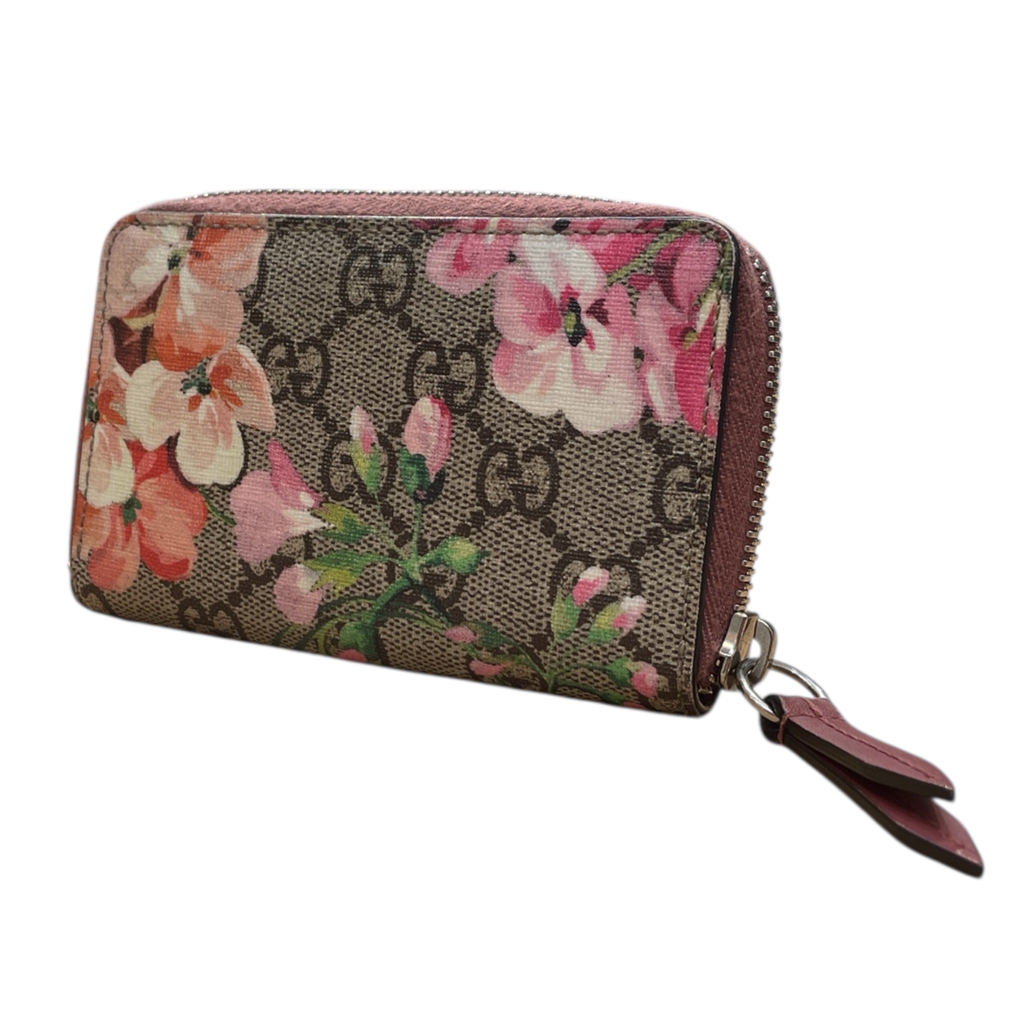 GUCCI/Wallet/Floral Pattern/Leather/BRW/Gucci view 1