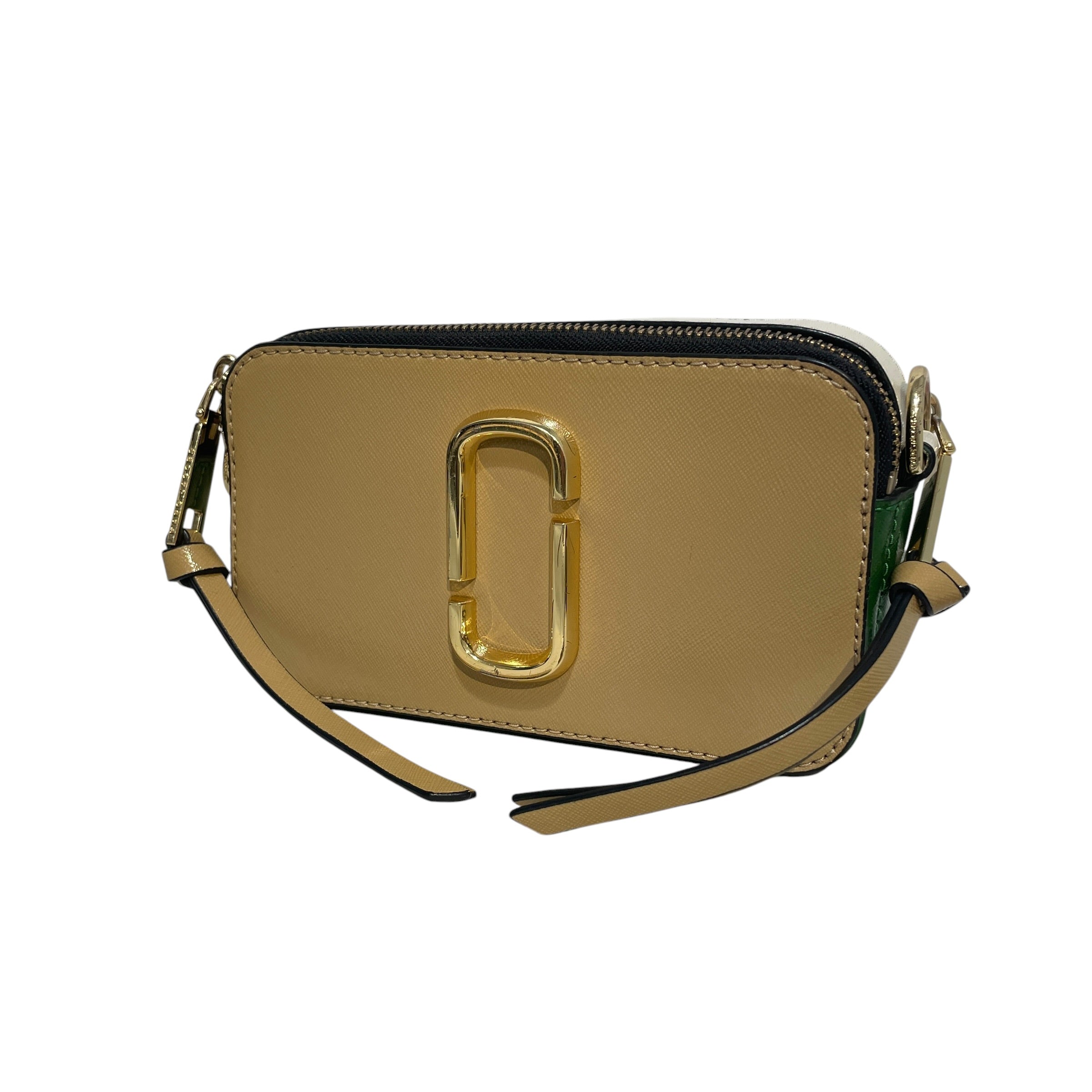 MARC JACOBS/Cross Body Bag/Leather/GRN/SnapShot Sandcastle CrossBody view 1