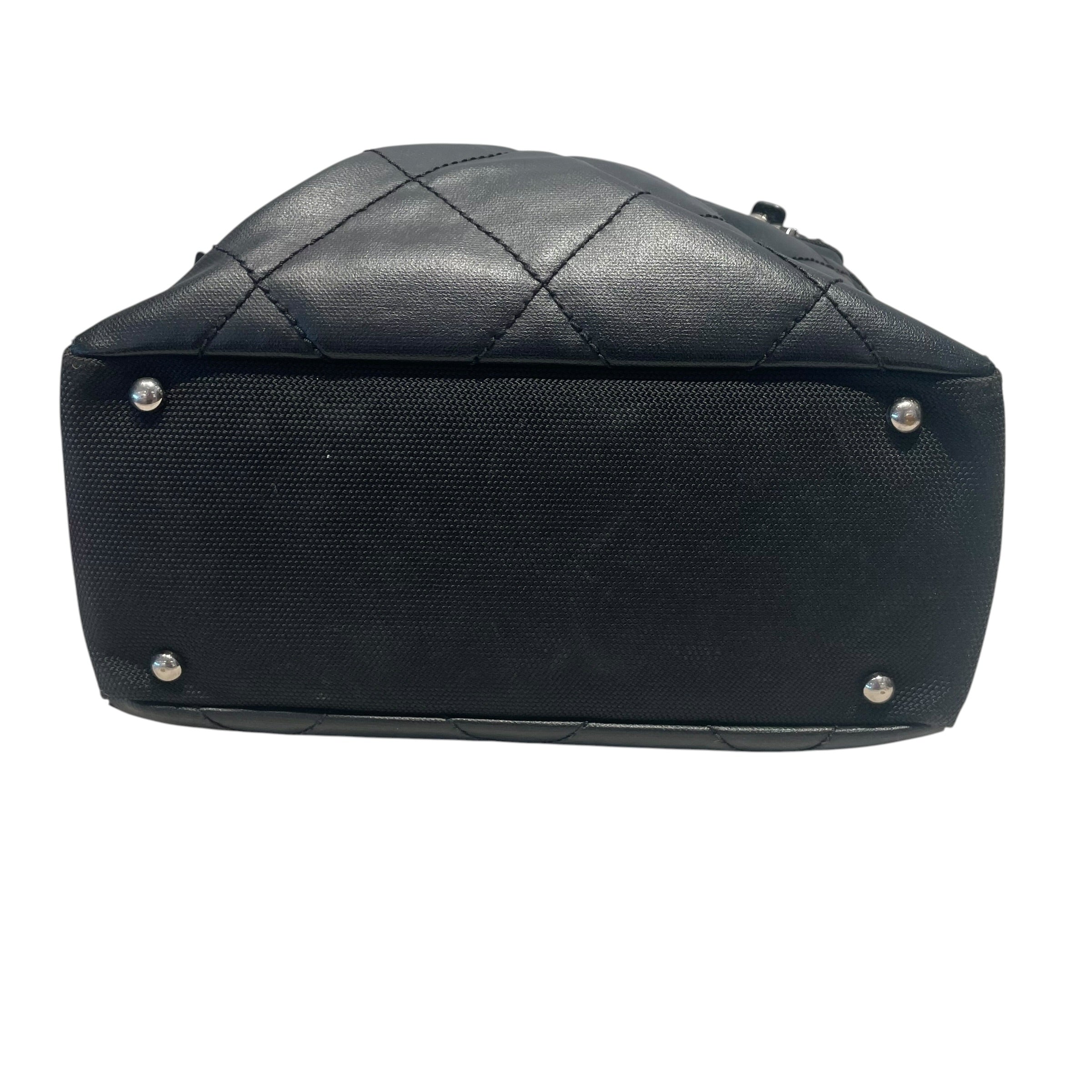 CHANEL/Tote Bag/Leather/BLK/PARIS BIARRITZ COATED CANVAS view 3