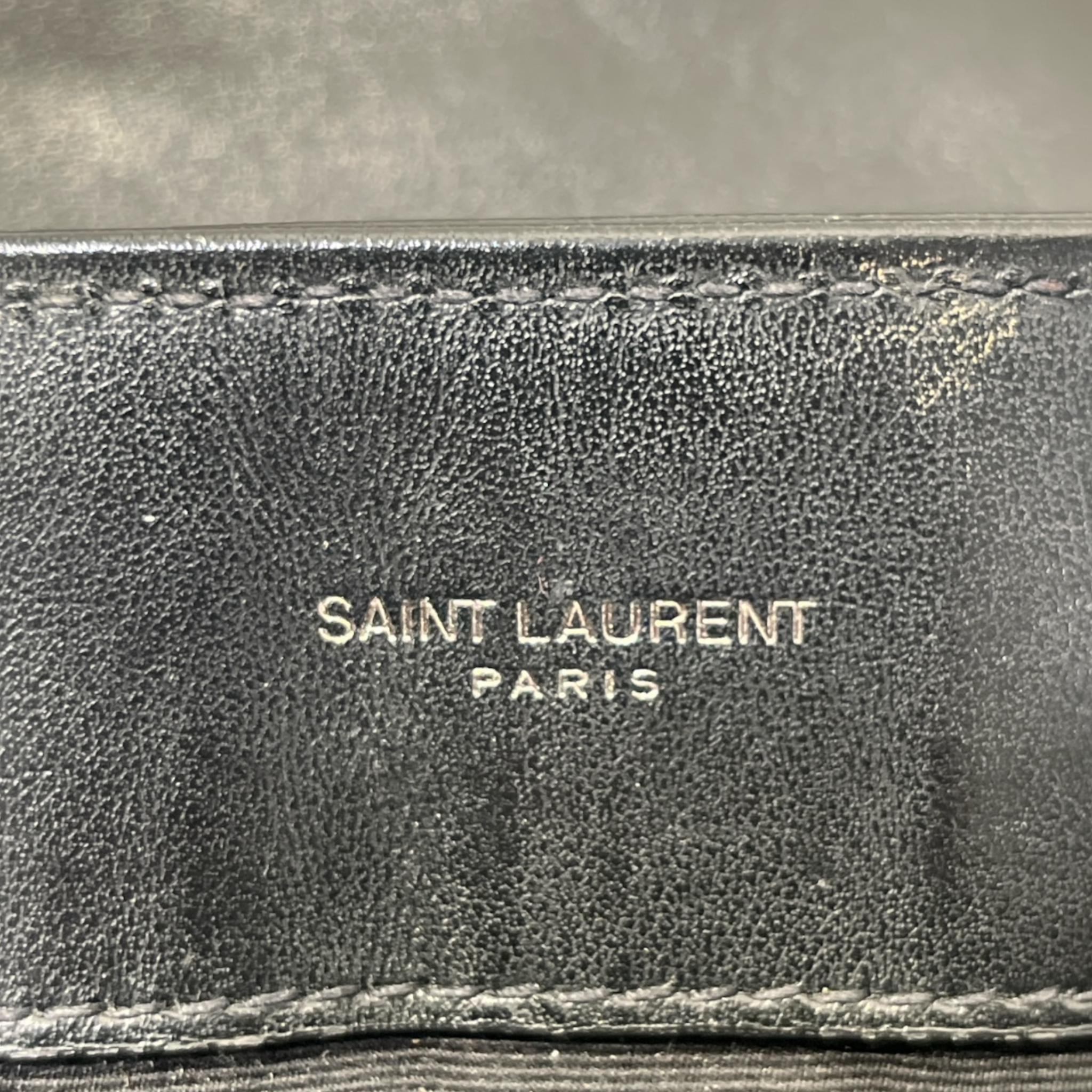 YVES SAINT LAURENT/Tote Bag/Leather/BLK/LOULOU SHOULDER BAG view 4