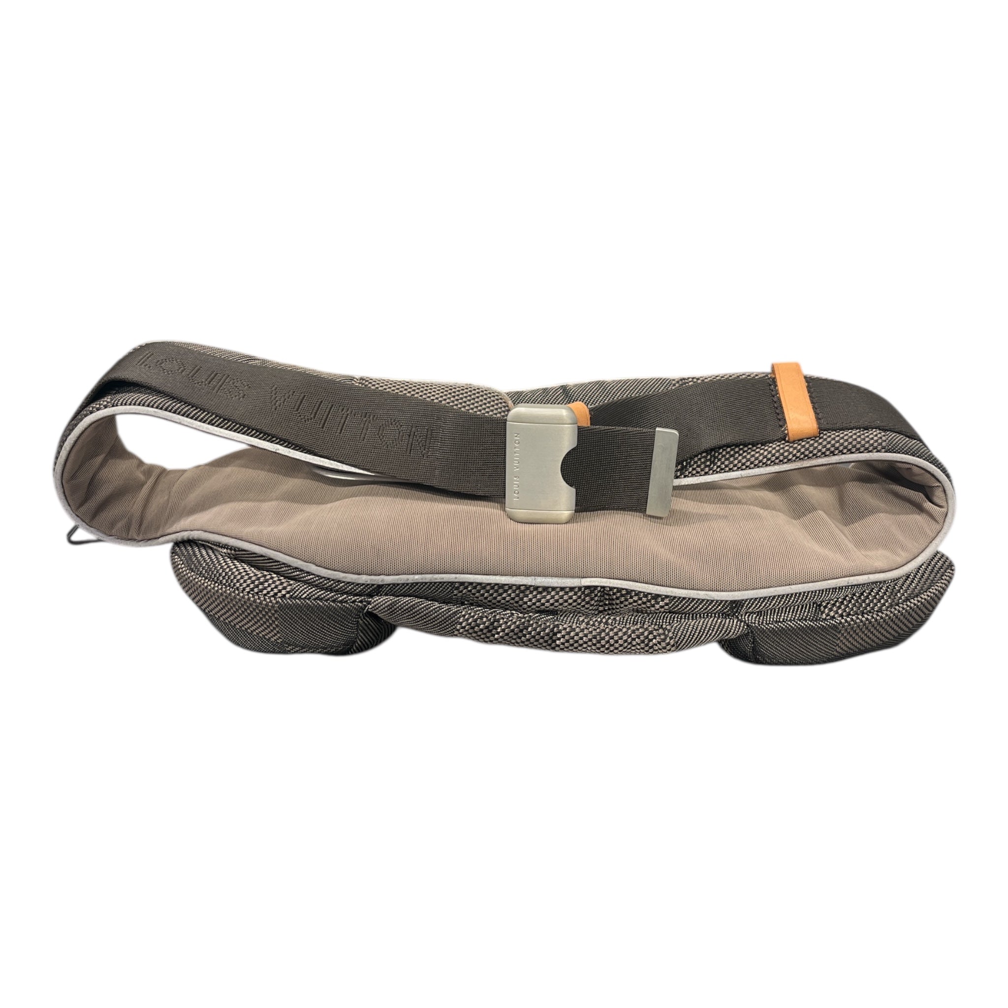 LOUIS VUITTON/Fanny Pack/Monogram/Cotton/KHK/DamierGeantCeinture view 4