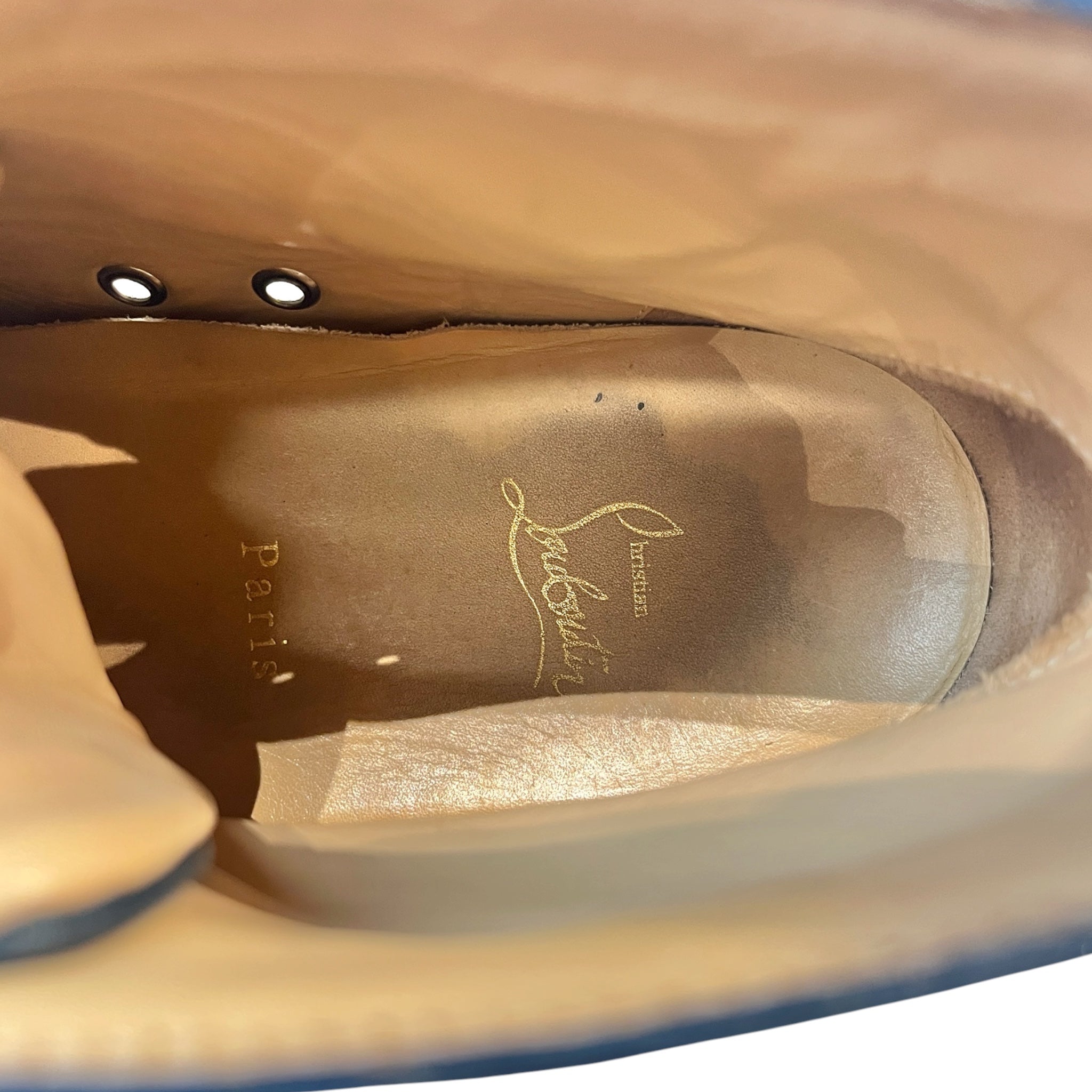 Christian Louboutin/Hi-Sneakers/EU 44/Leather/NVY/U-Tip/LOUIS HIGHTOP view 3