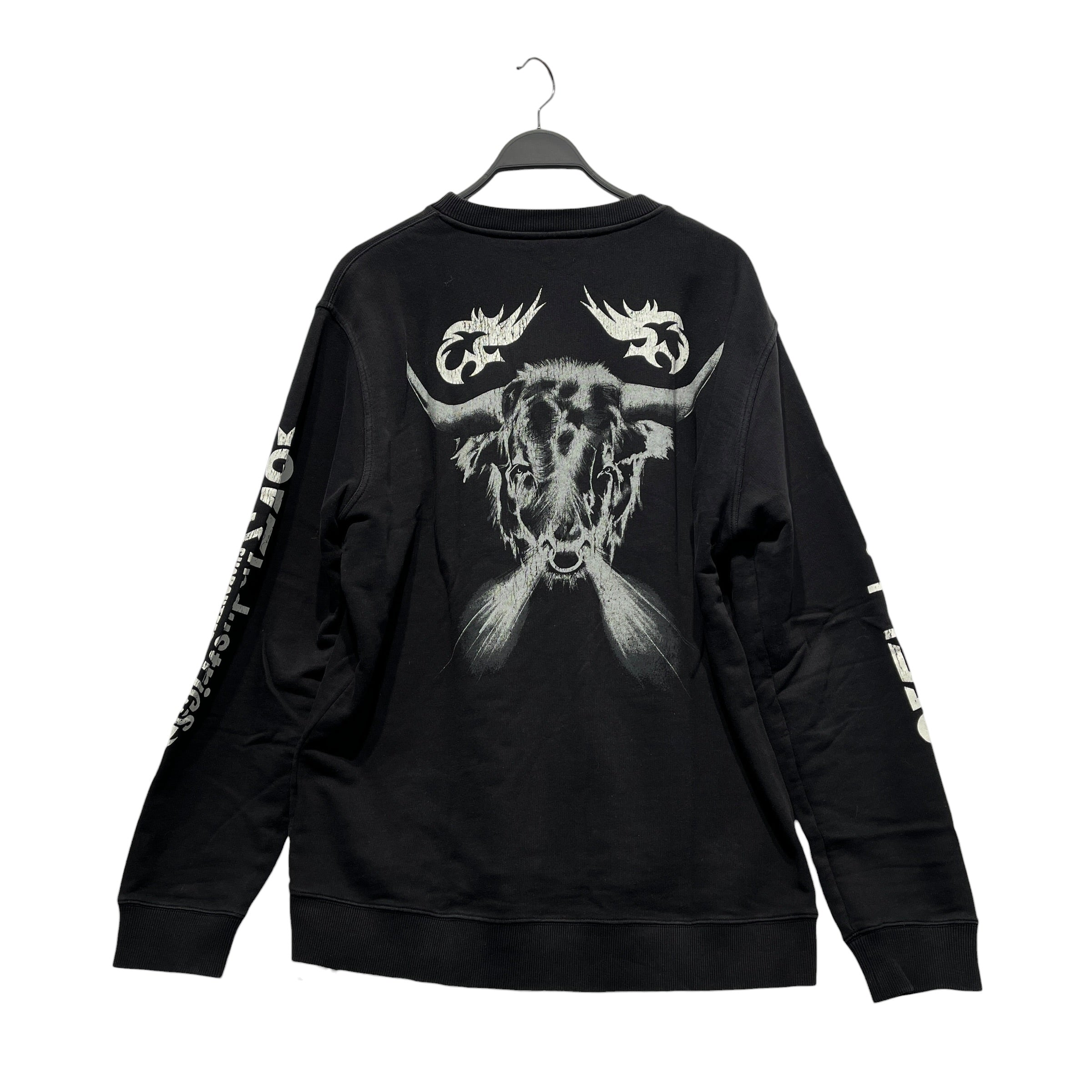 GIVENCHY/Sweatshirt/XXL/Graphic/Cotton/BLK/Pullover/TAURUS view 2