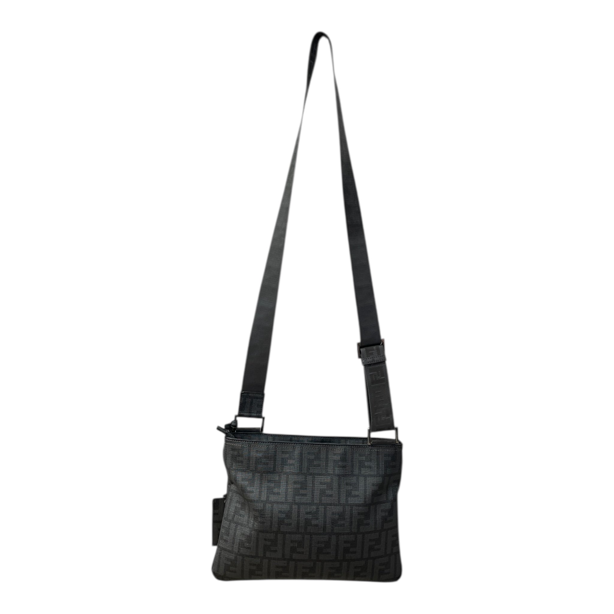 FENDI/Cross Body Bag/Monogram/Leather/GRY/ view 2