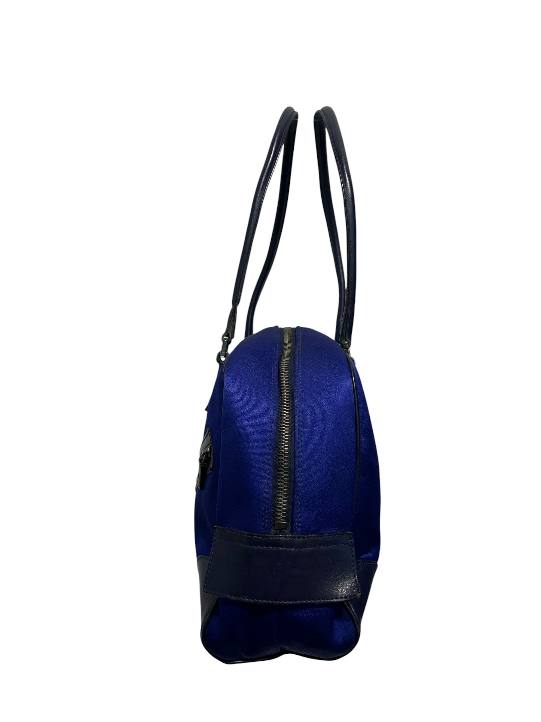 GUCCI/Bag/Leather/BLU/Shoulder bag view 3