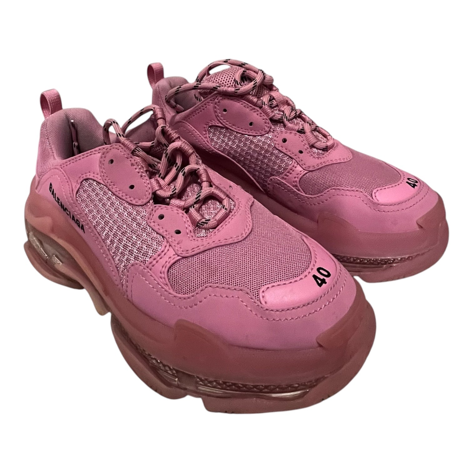 BALENCIAGA/Low-Sneakers/EU 40/PNK/tripke s view 1
