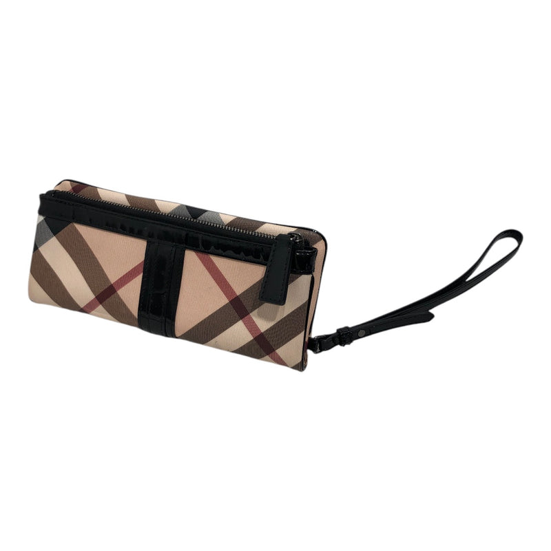 BURBERRY LONDON/Bifold Wallet/OS/Plaid/BEG/