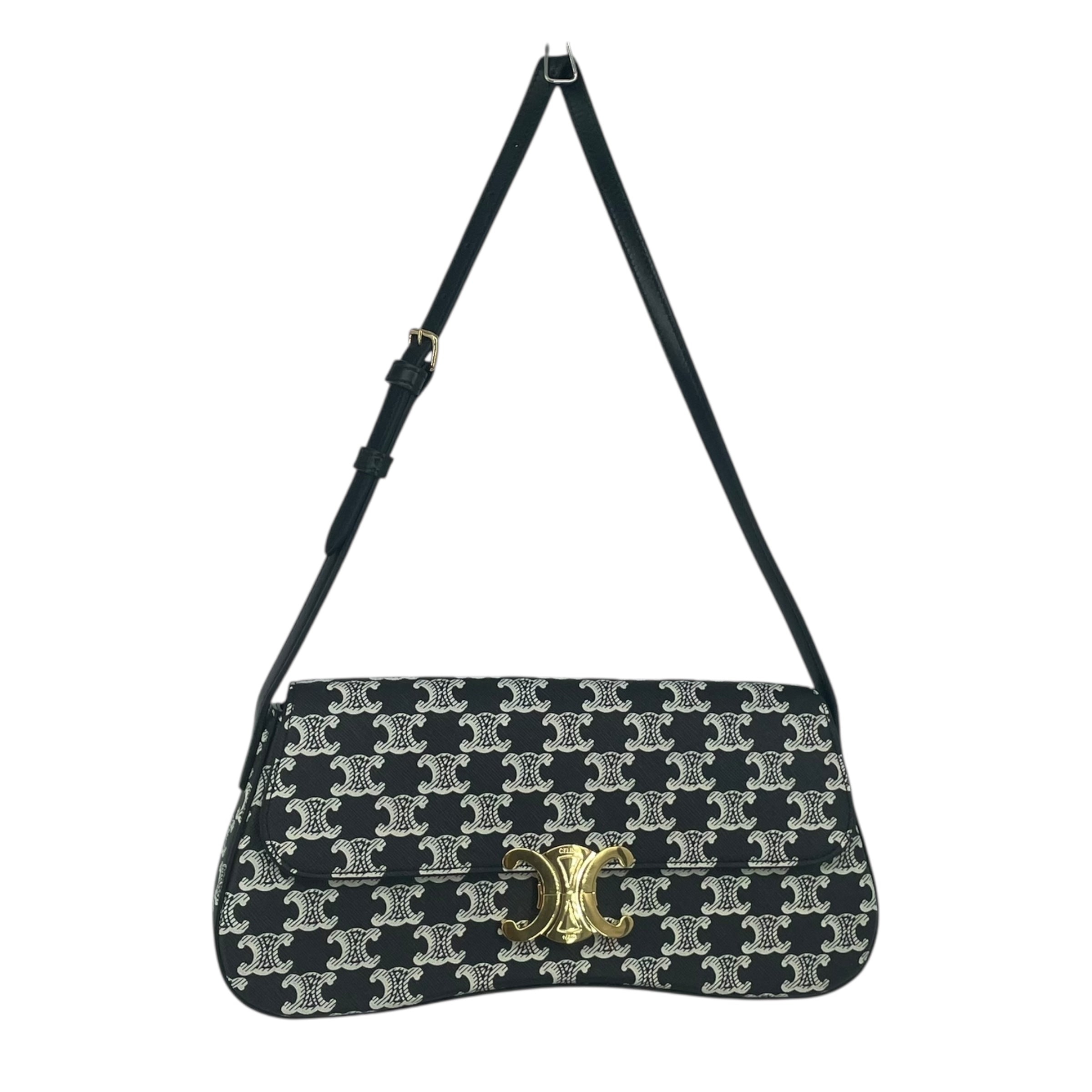 CELINE/Hand Bag/M/Monogram/Leather/BLK/CELINE LOLA BAG TRIOMPHE view 1