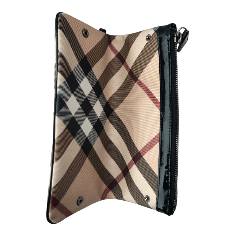 BURBERRY LONDON/Bifold Wallet/OS/Plaid/BEG/