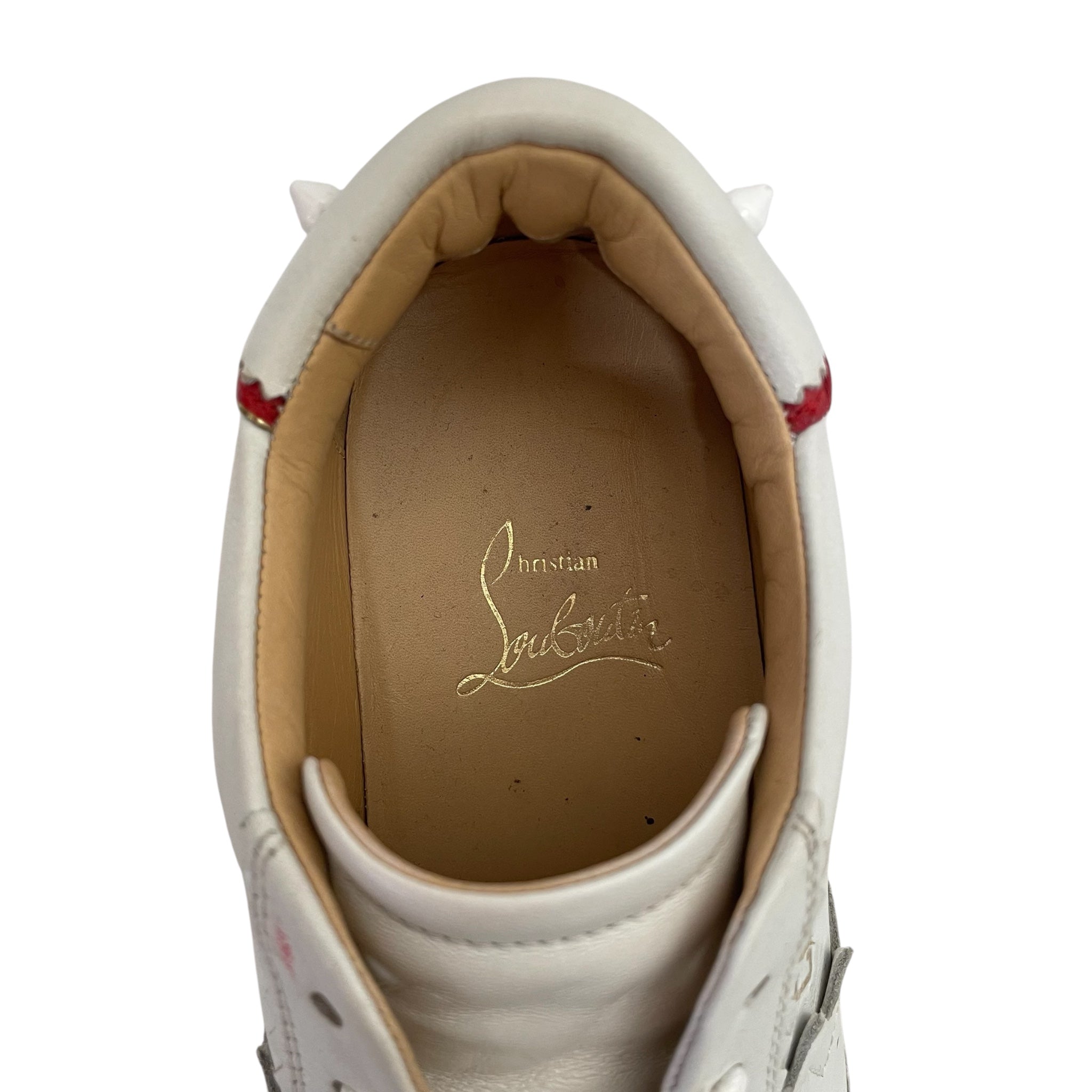 Christian Louboutin/Low-Sneakers/EU 36/Leather/WHT/LOUBISHARK SNEAKER view 3