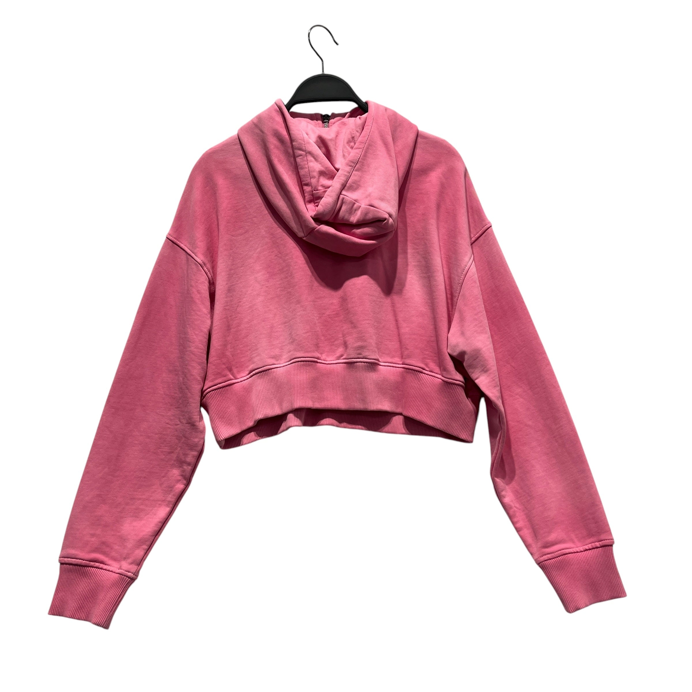 DIESEL/Zip Up Hoodie/XS/Cotton/PNK/CROP HEART LOGO view 2