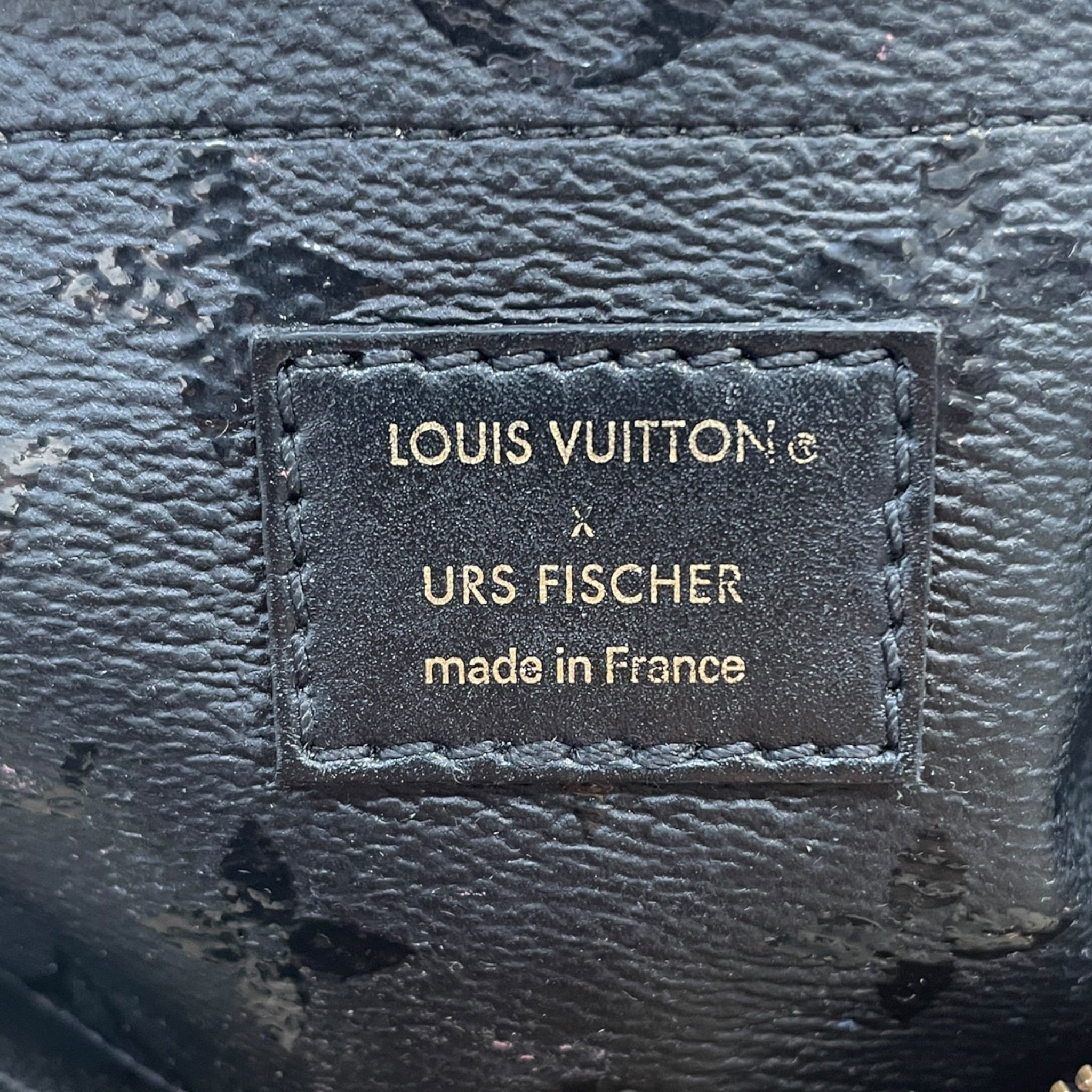 LOUIS VUITTON/Hand Bag/Monogram/Leather/MLT/LV x Urs Fischer Fur Accents view 5