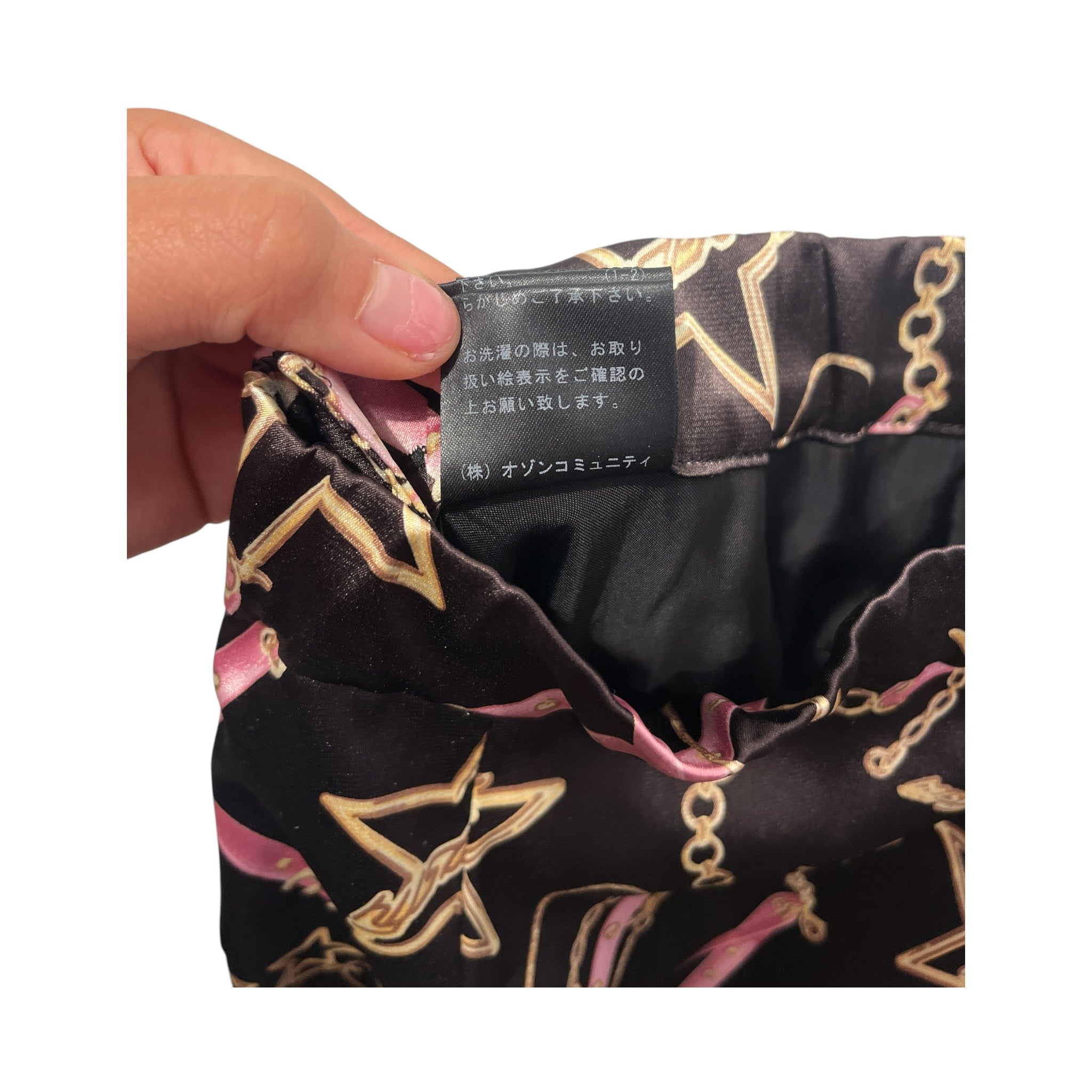 HYSTERIC GLAMOUR/Skirt/S/All Over Print/Silk/BRW/Maxi Length/Gold Charm/Teddy Bear view 7