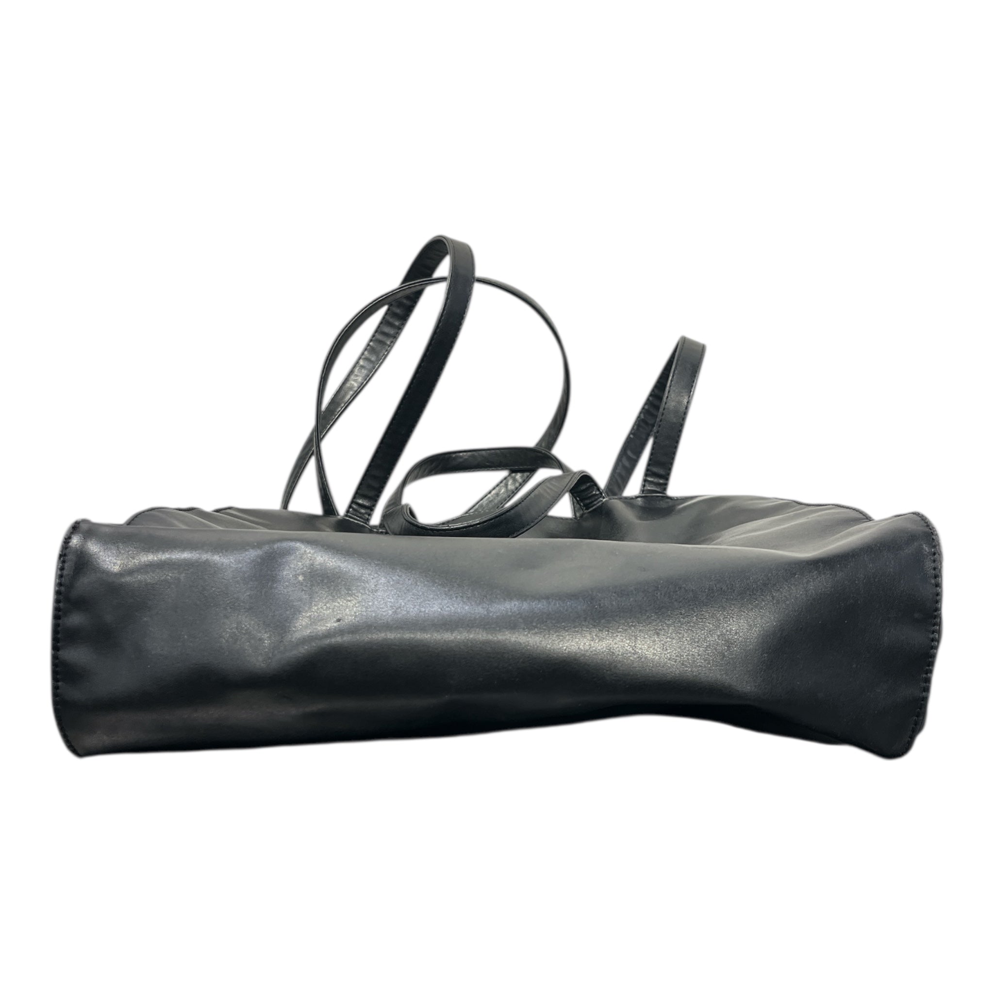 Telfar/Tote Bag/Leather/BLK/MED BLACKLEATHER view 4