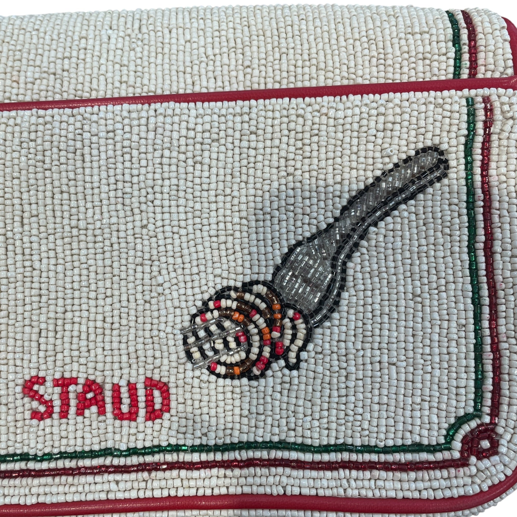 STAUD/Hand Bag/All Over Print/WHT/TOMMY BEADED TOMATO SHOULDER view 3