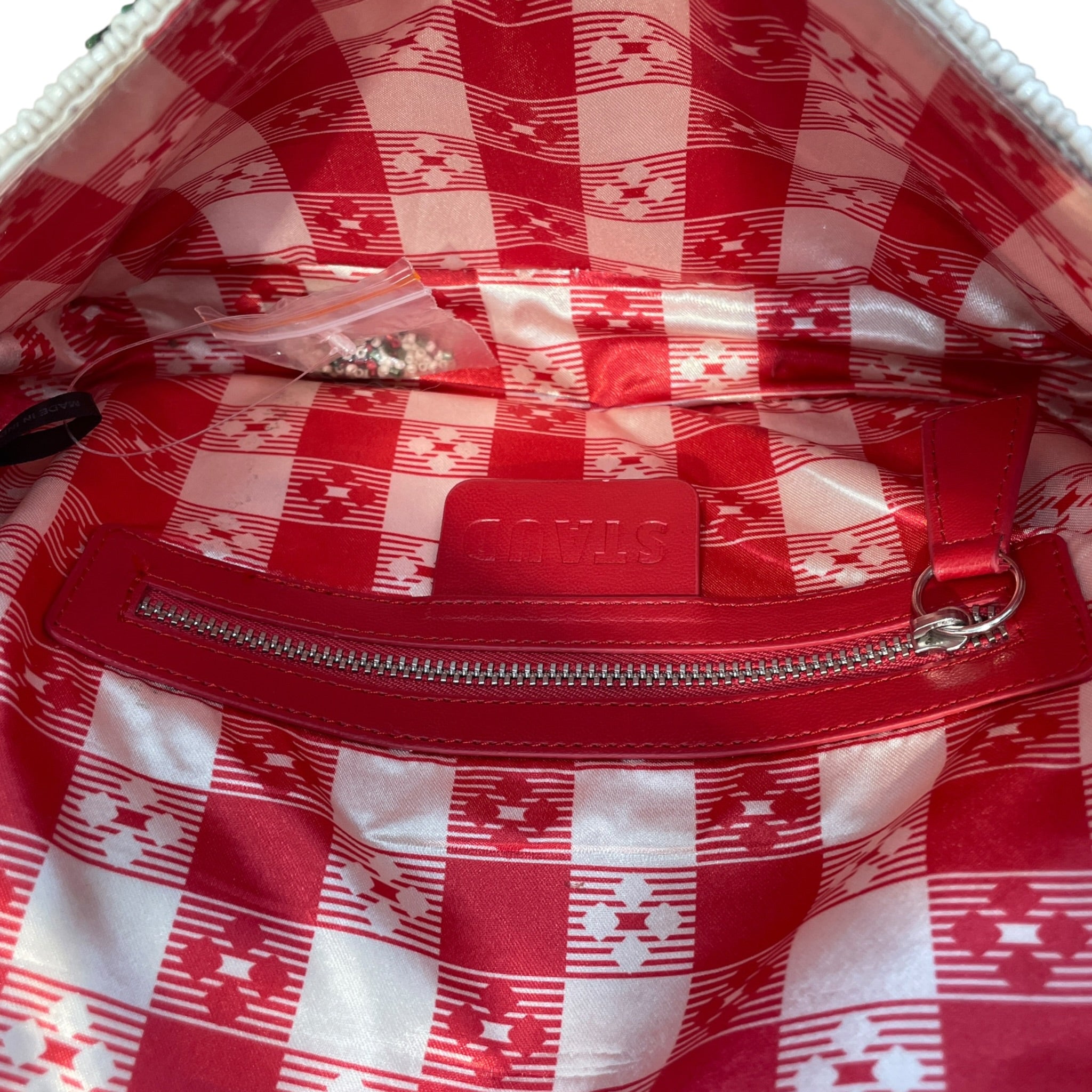 STAUD/Hand Bag/All Over Print/WHT/TOMMY BEADED TOMATO SHOULDER view 5