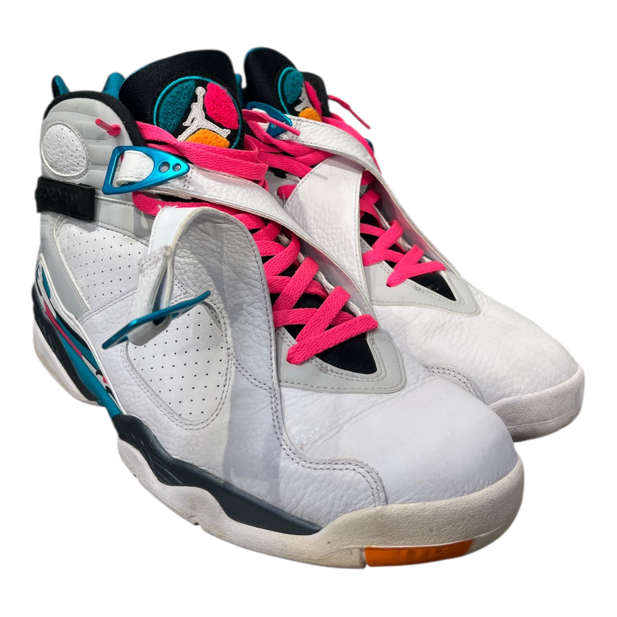 NIKE/Hi-Sneakers/US 13/Leather/WHT/SOUTH BEACH view 1