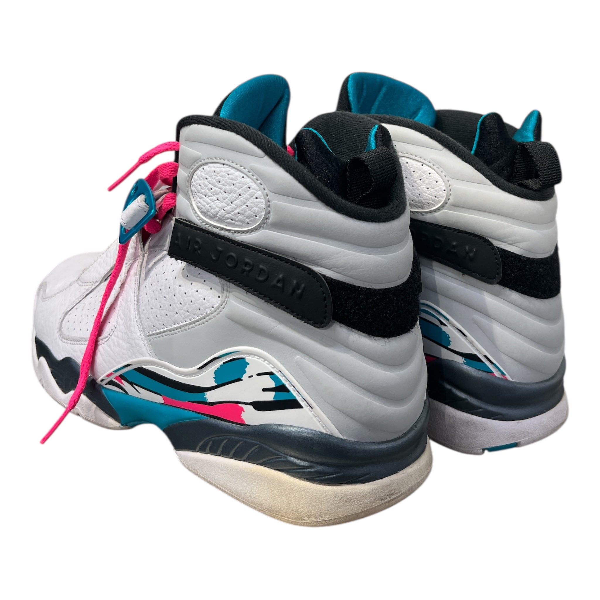 NIKE/Hi-Sneakers/US 13/Leather/WHT/SOUTH BEACH view 2