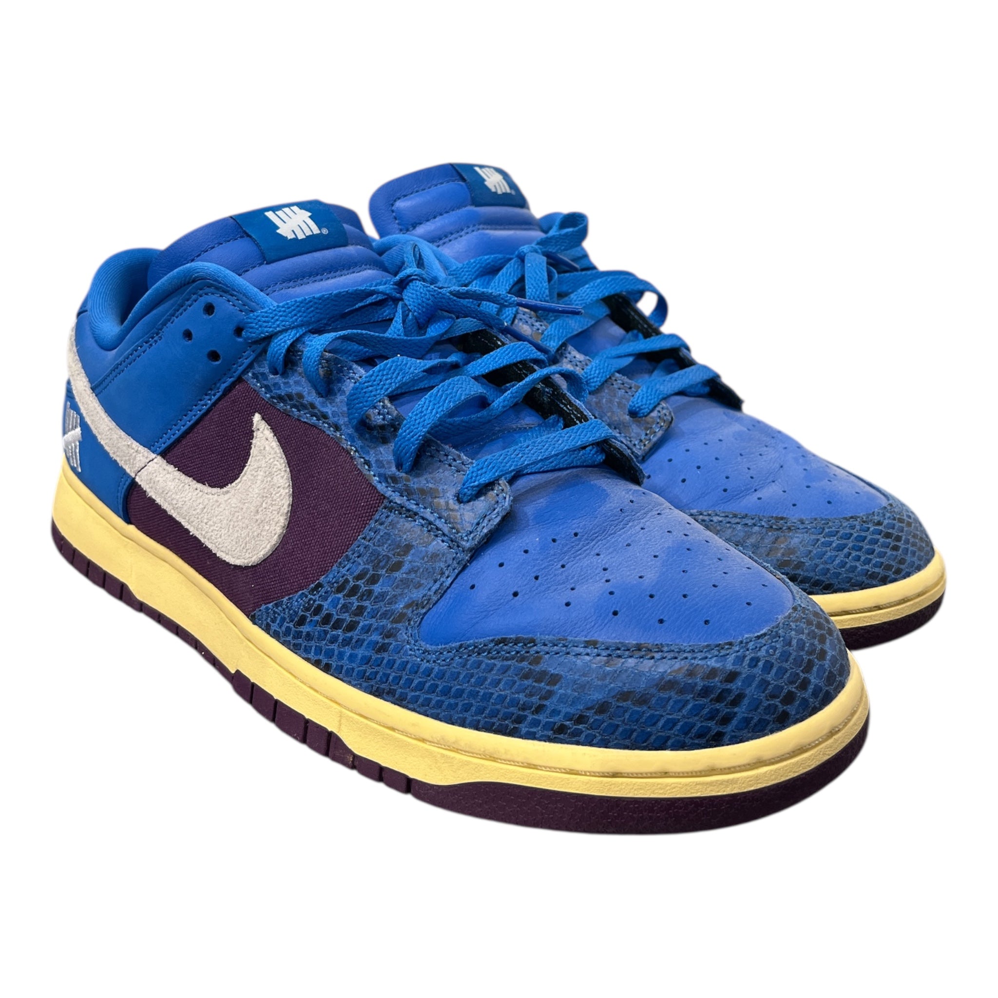 NIKE/Low-Sneakers/US 14/All Over Print/Leather/BLU/UNDEFEATED 5 ON IT view 1