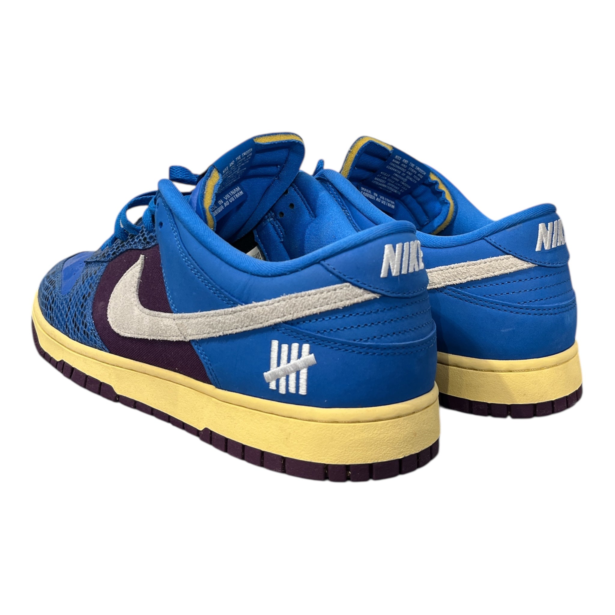 NIKE/Low-Sneakers/US 14/All Over Print/Leather/BLU/UNDEFEATED 5 ON IT view 2